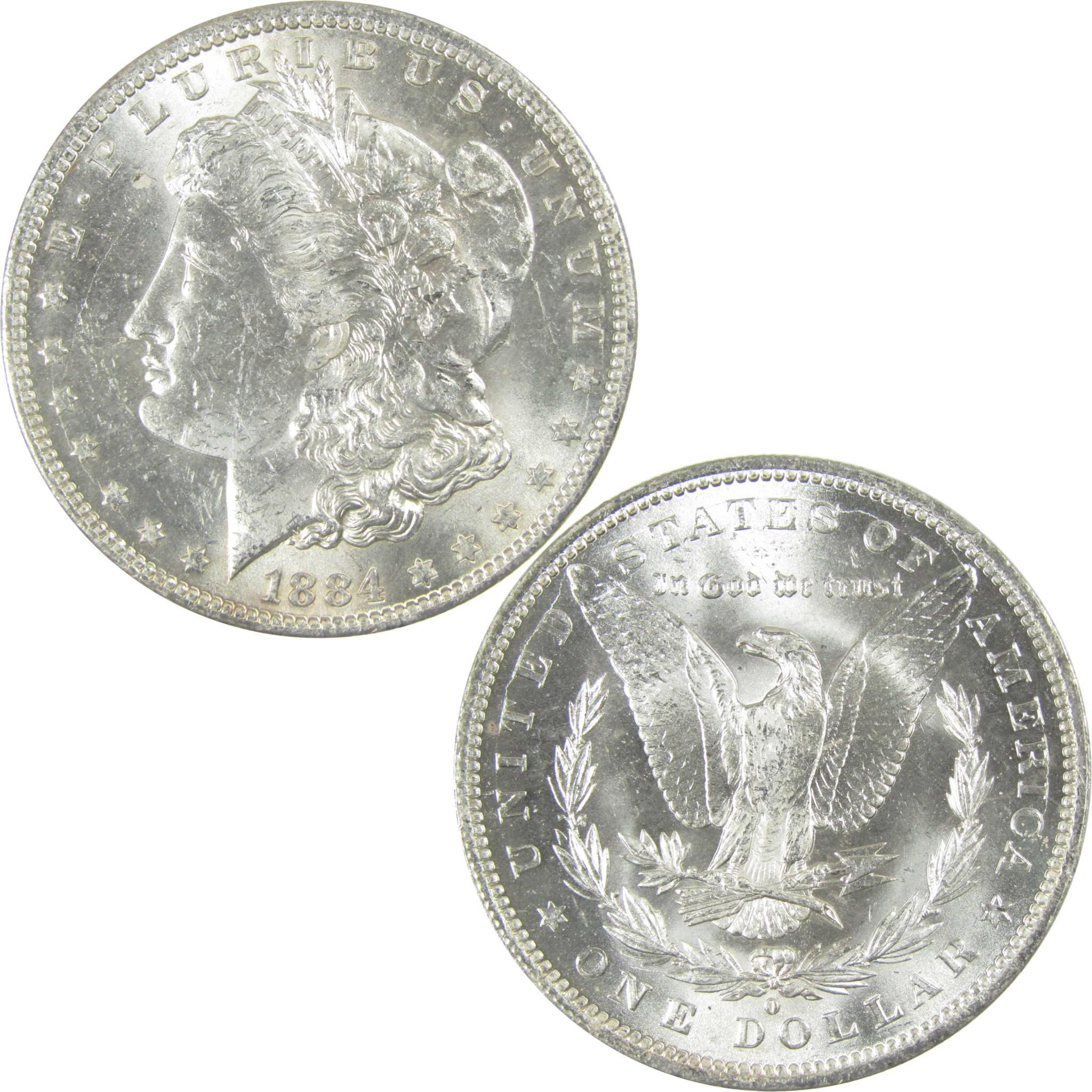 1884 O Morgan Silver Dollar Uncirculated Mint State $1 Coin SKU:I27484 - Morgan coin - Morgan silver dollar - Morgan silver dollar for sale - Profile Coins & Collectibles
