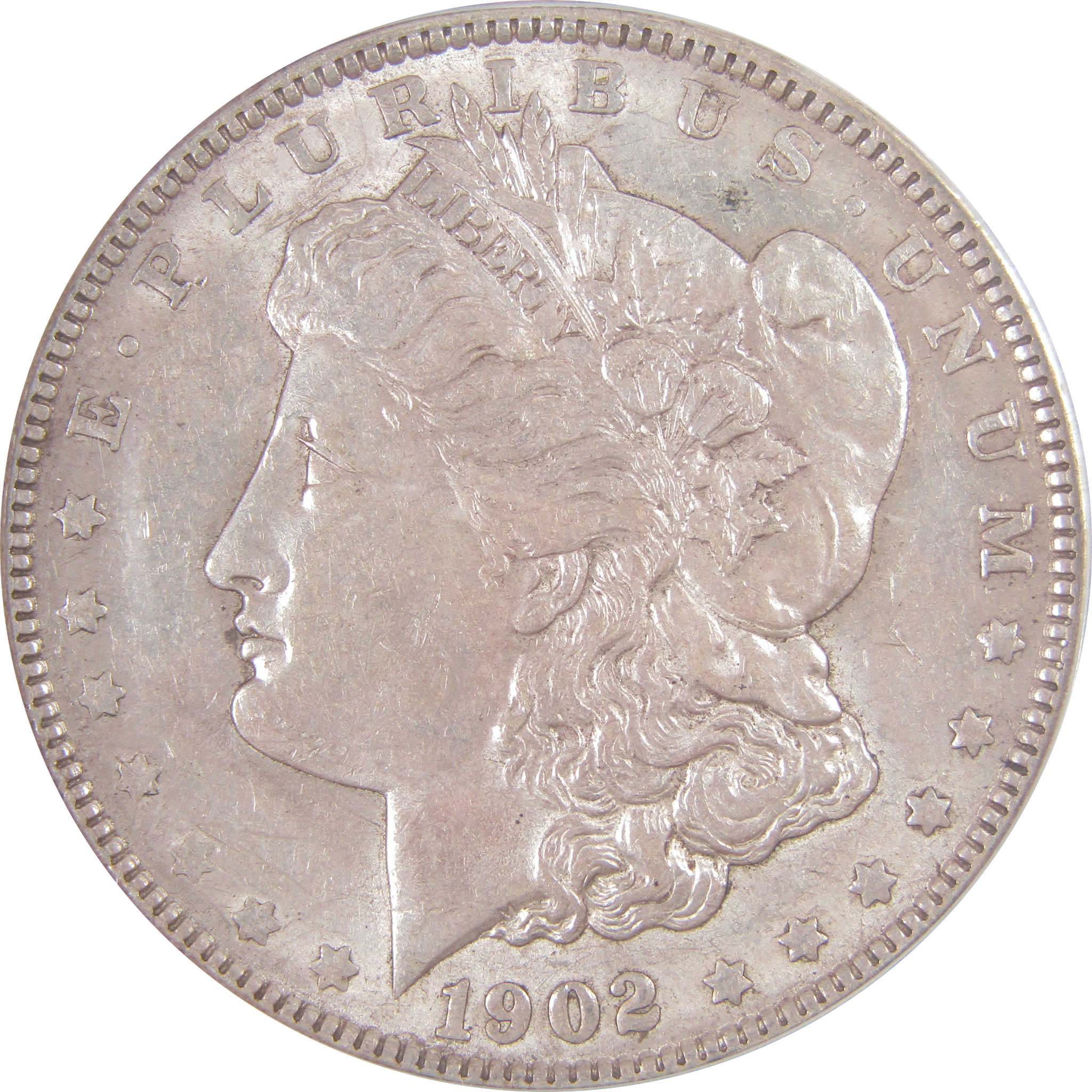 1902 Morgan Dollar AU 53 ICG Silver $1 Coin SKU:I16688 - Morgan coin - Morgan silver dollar - Morgan silver dollar for sale - Profile Coins & Collectibles