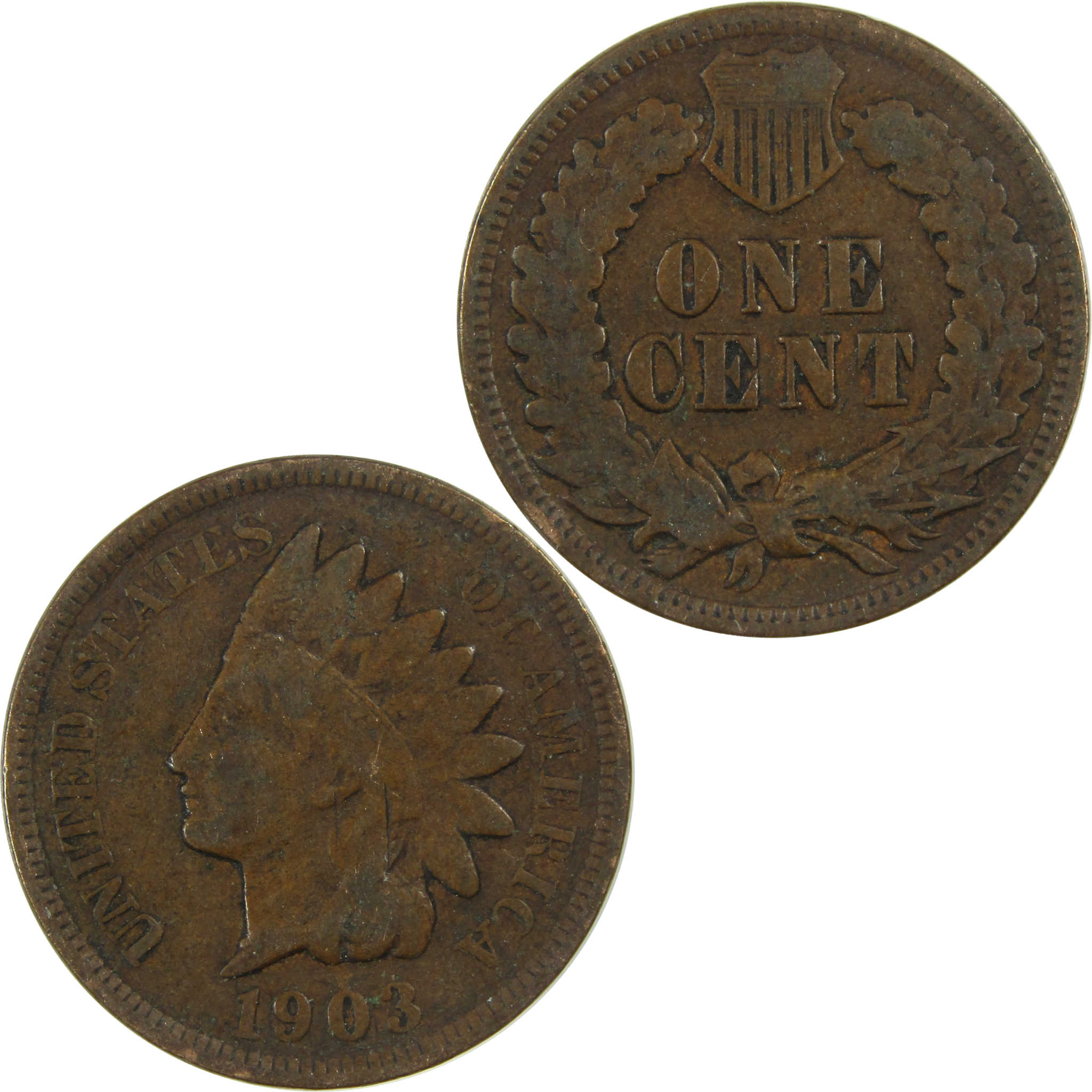 1903 Indian Head Cent G Good Penny 1c Coin SKU:I27028