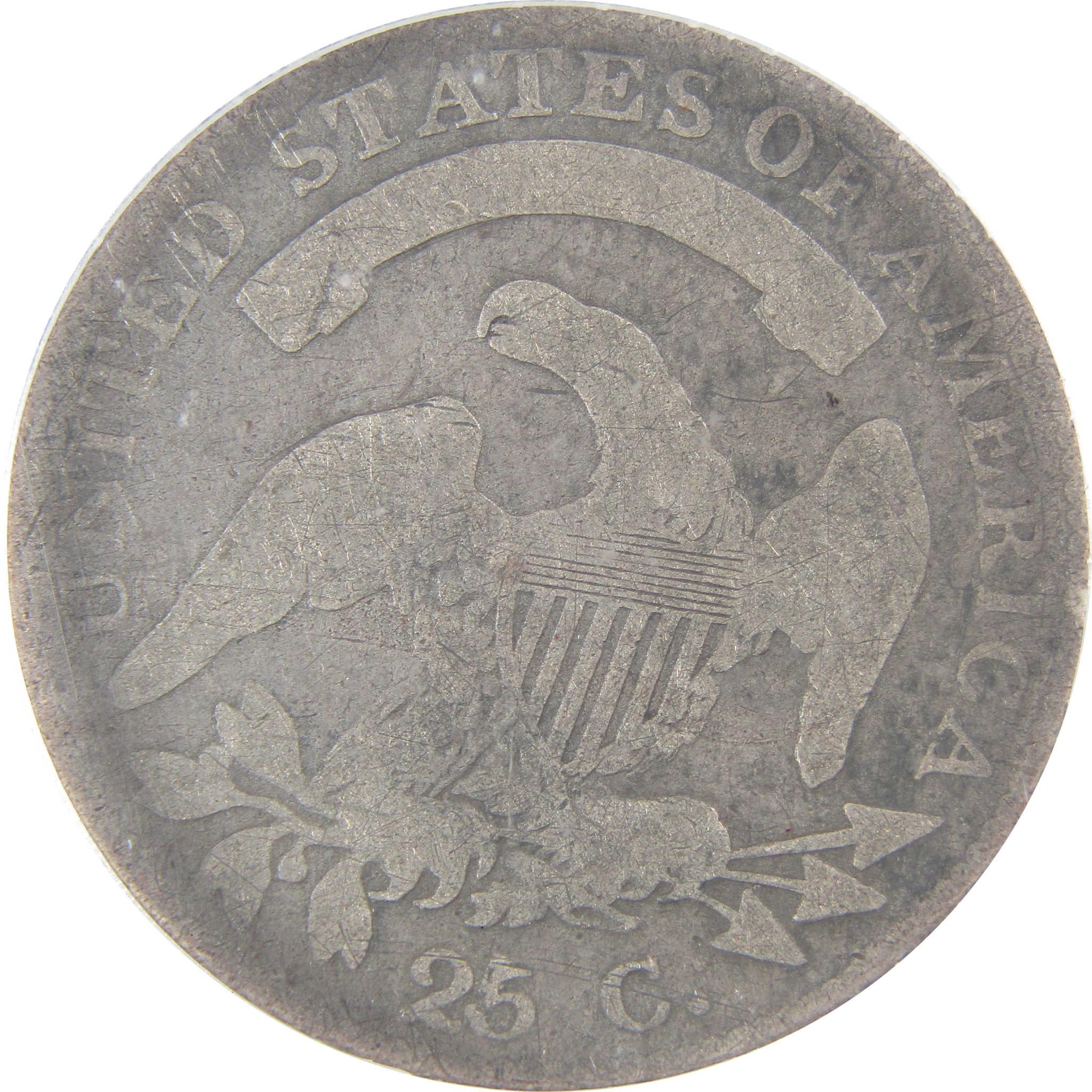 1819 Large 9 Capped Bust Quarter G 6 ICG Silver 25c Coin SKU:I23796