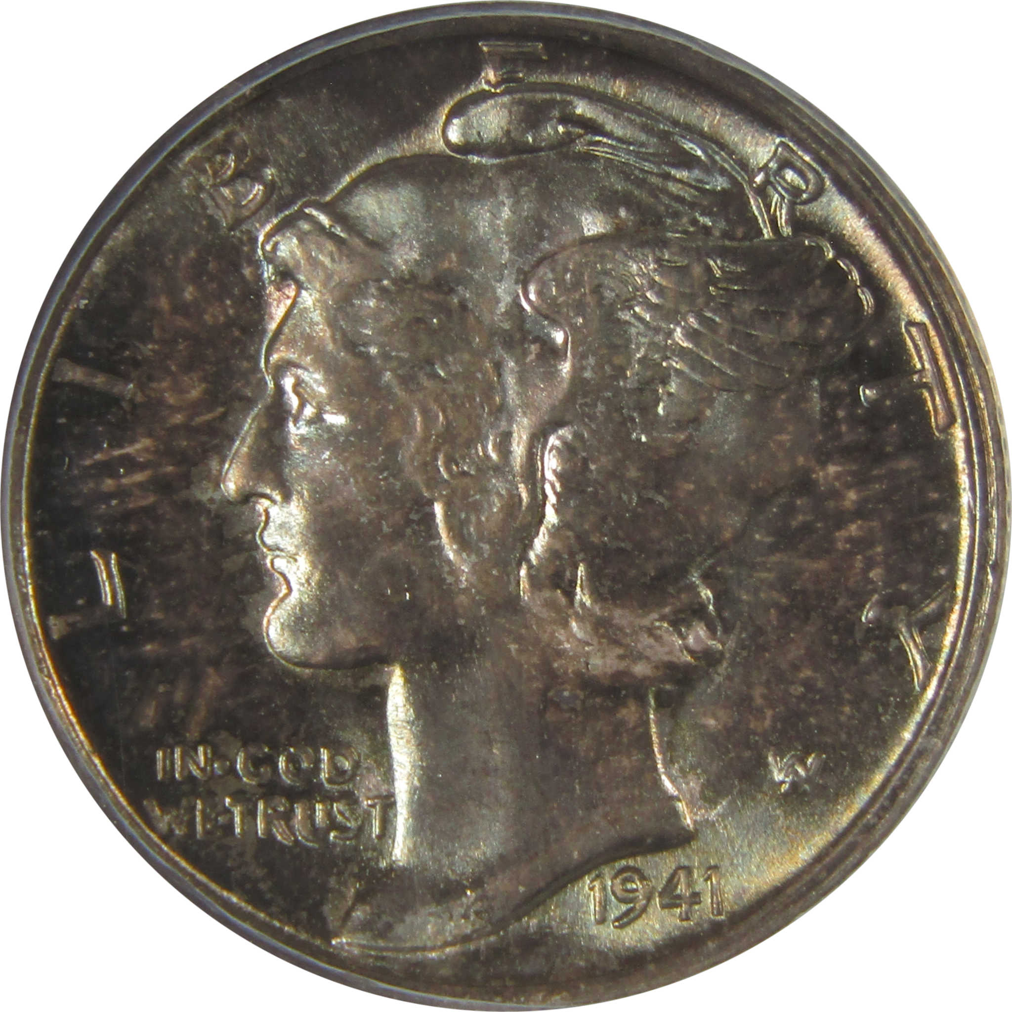 1941 S Mercury Dime MS 66 FSB ANACS Silver Uncirculated SKU:I23101