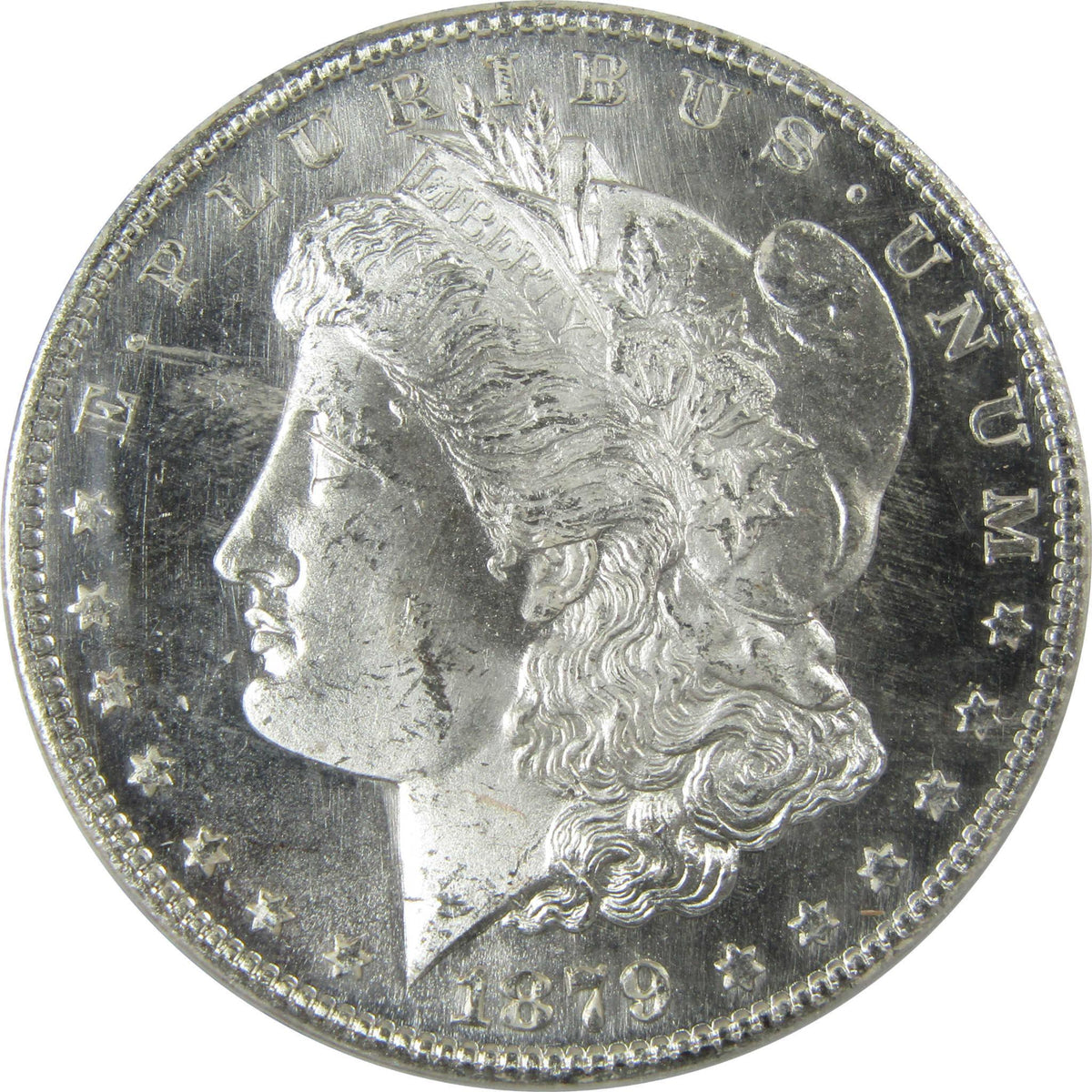 1879 S Rev 79 Morgan Silver Dollar MS 63 ANACS Uncirculated SKU:CP611 - Morgan coin - Morgan silver dollar - Morgan silver dollar for sale - Profile Coins & Collectibles