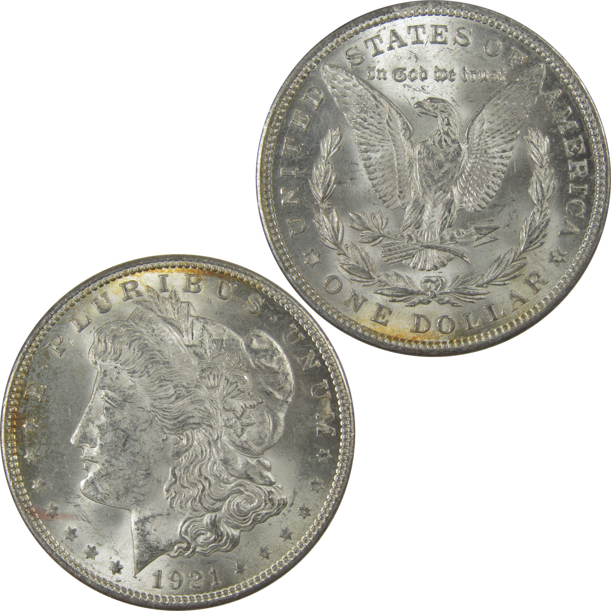 1921 Morgan Dollar Uncirculated Silver $1 Coin SKU:CPC1123 - Morgan coin - Morgan silver dollar - Morgan silver dollar for sale - Profile Coins & Collectibles