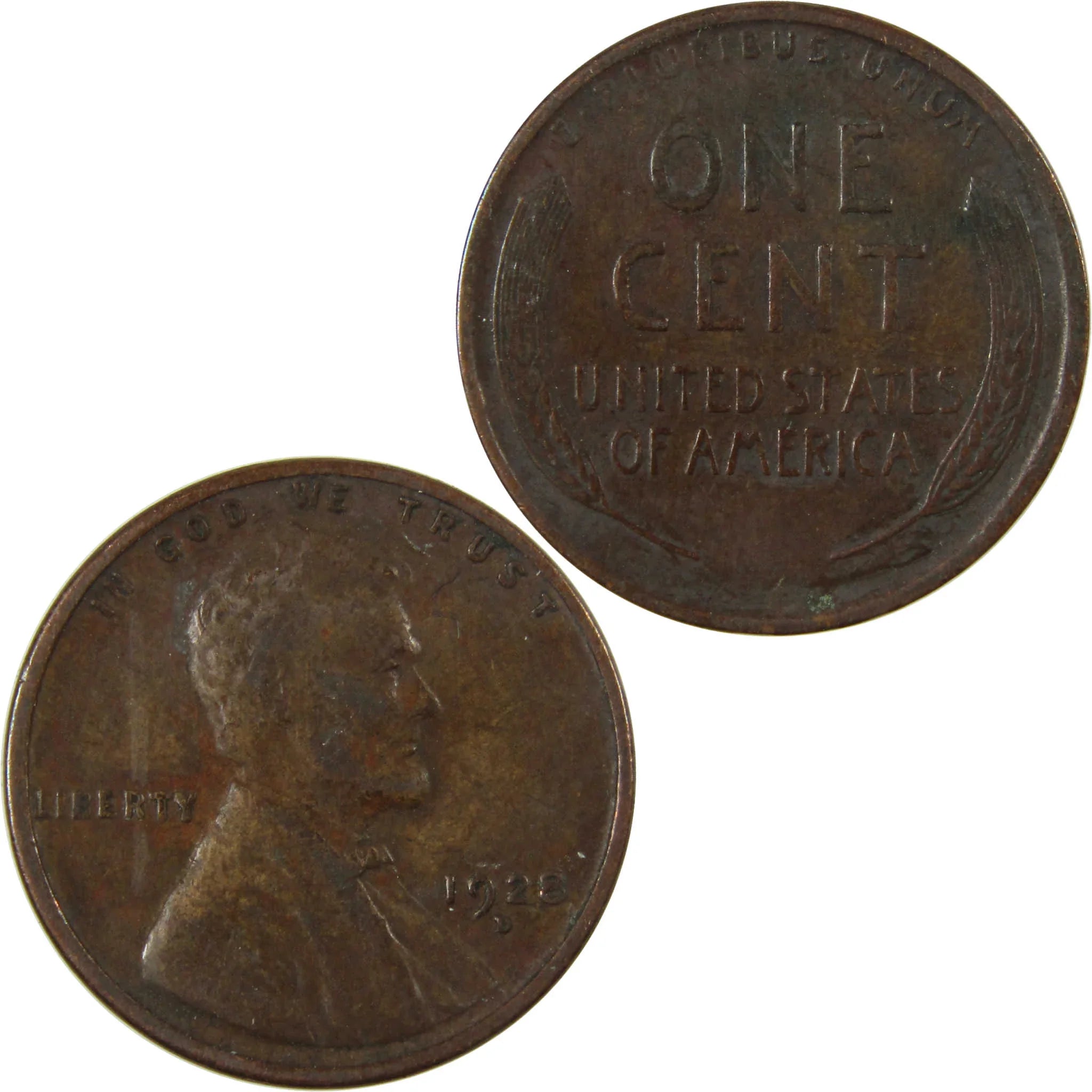 1928 D Lincoln Wheat Cent VF Very Fine Penny 1c Coin SKU:I27600