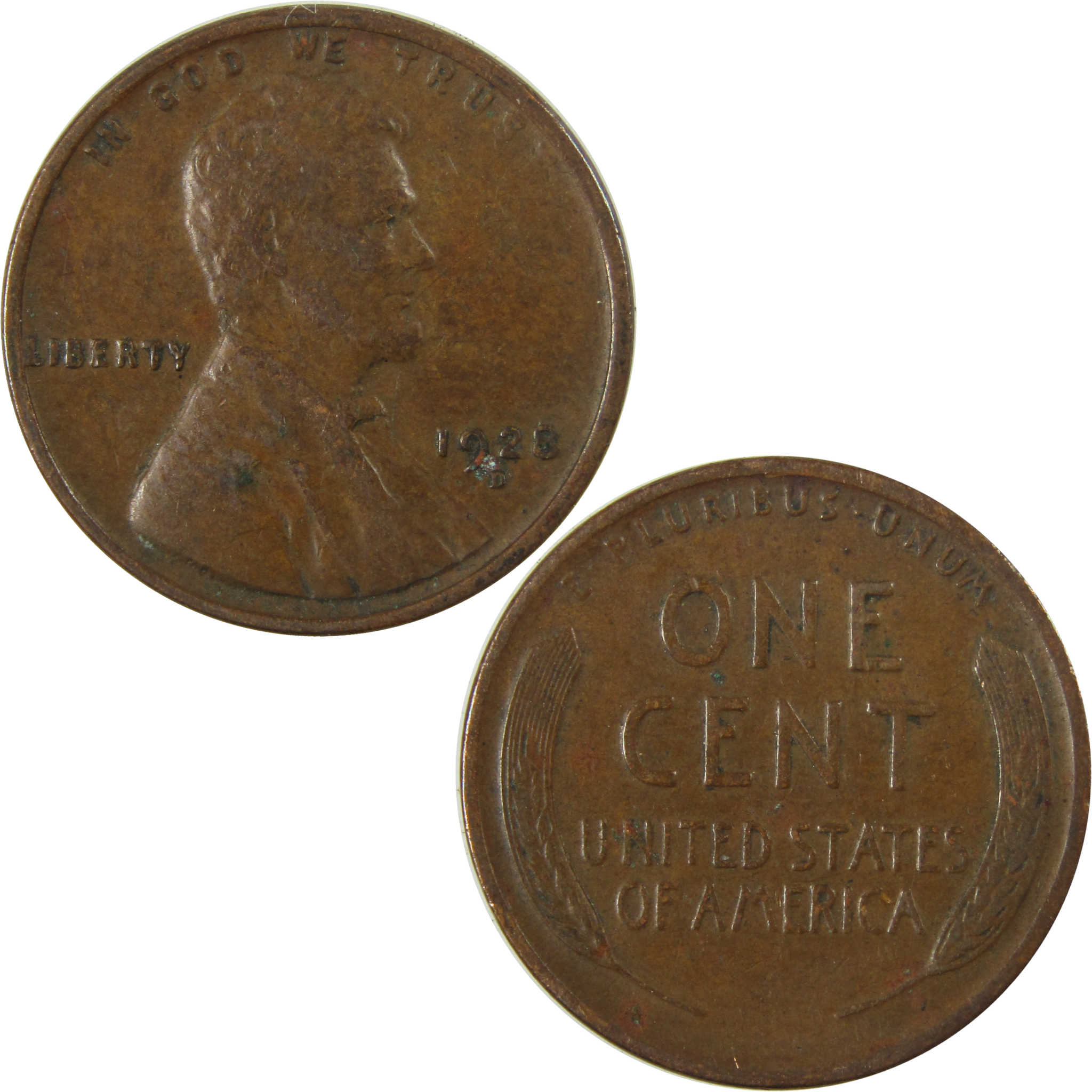 1928 D Lincoln Wheat Cent VF Very Fine Penny 1c Coin SKU:I27593
