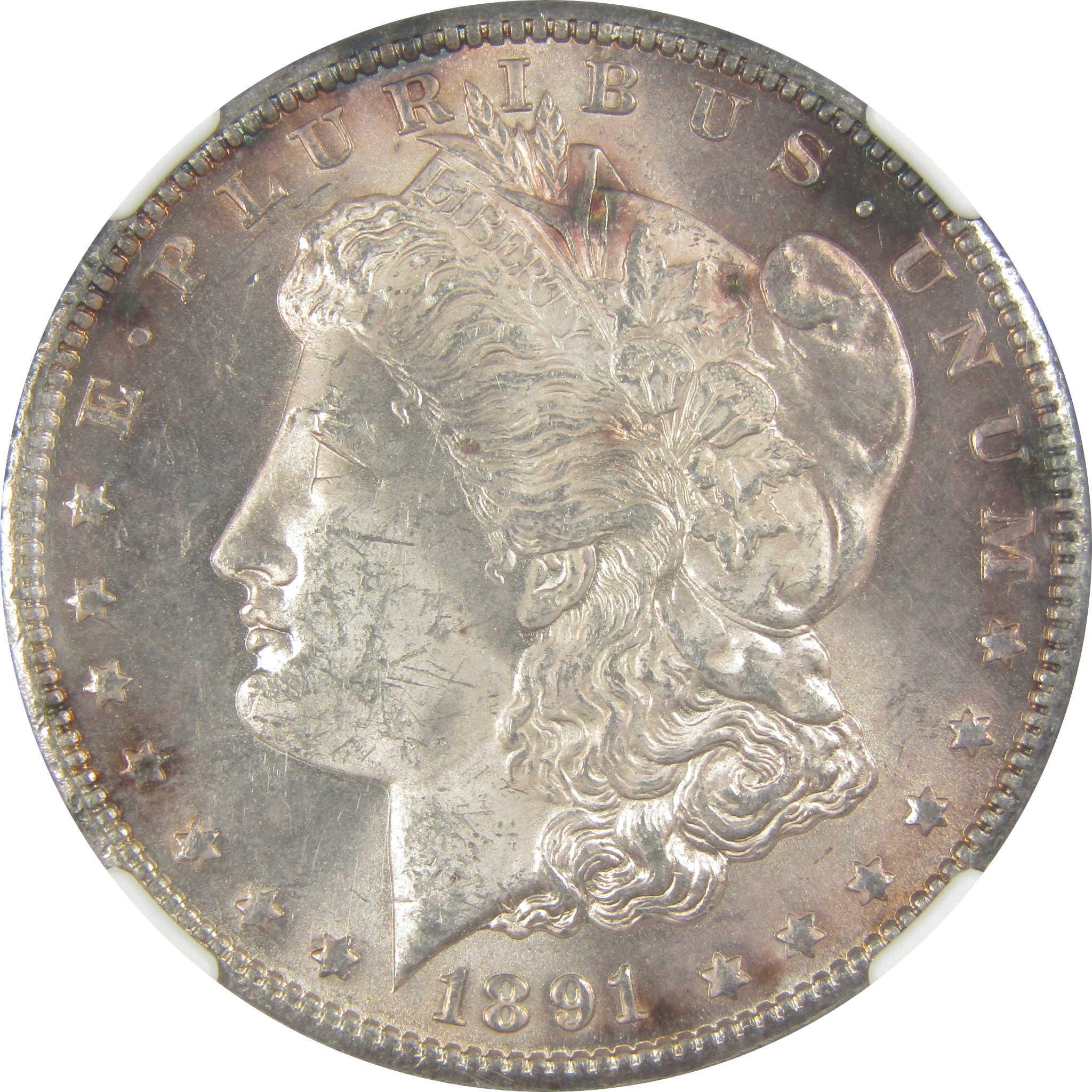 1891 CC Morgan Dollar MS 62 NGC Silver Uncirculated $1 Coin SKU:I19557 - Morgan coin - Morgan silver dollar - Morgan silver dollar for sale - Profile Coins & Collectibles
