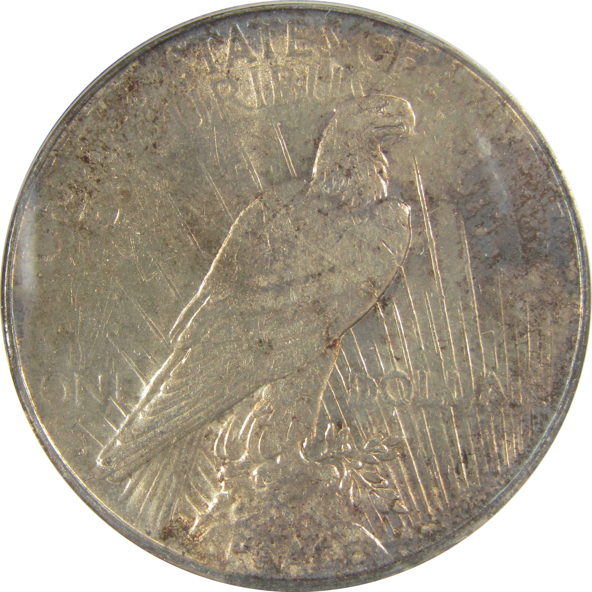 1934 D Peace Dollar AU 50 Details ANACS Silver $1 Coin SKU:I21586