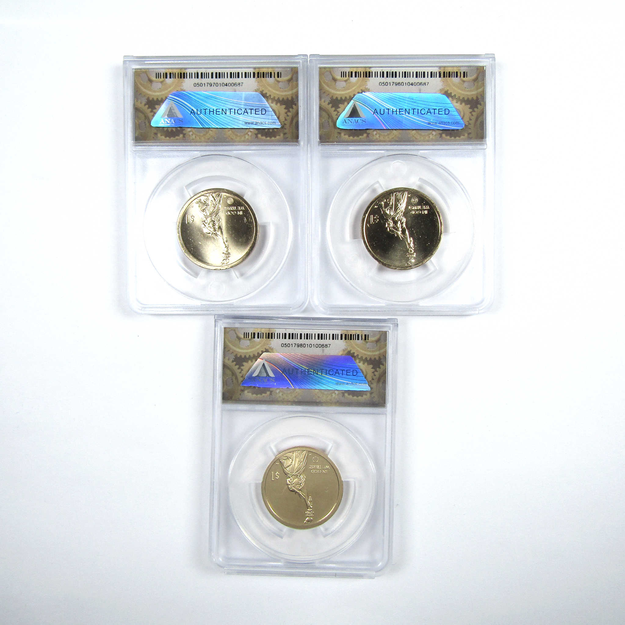 2019 PDS Classifying the Stars Innovation 3 Coin Set ANACS SKU:CPC6119