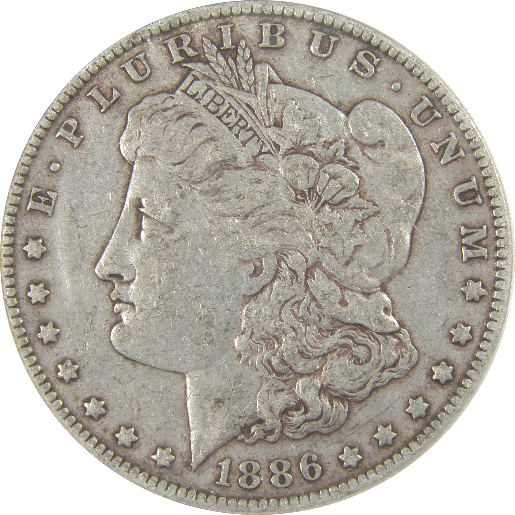 1886 O Morgan Dollar VF 30 ANACS Silver $1 Coin SKU:I20871 - Morgan coin - Morgan silver dollar - Morgan silver dollar for sale - Profile Coins & Collectibles