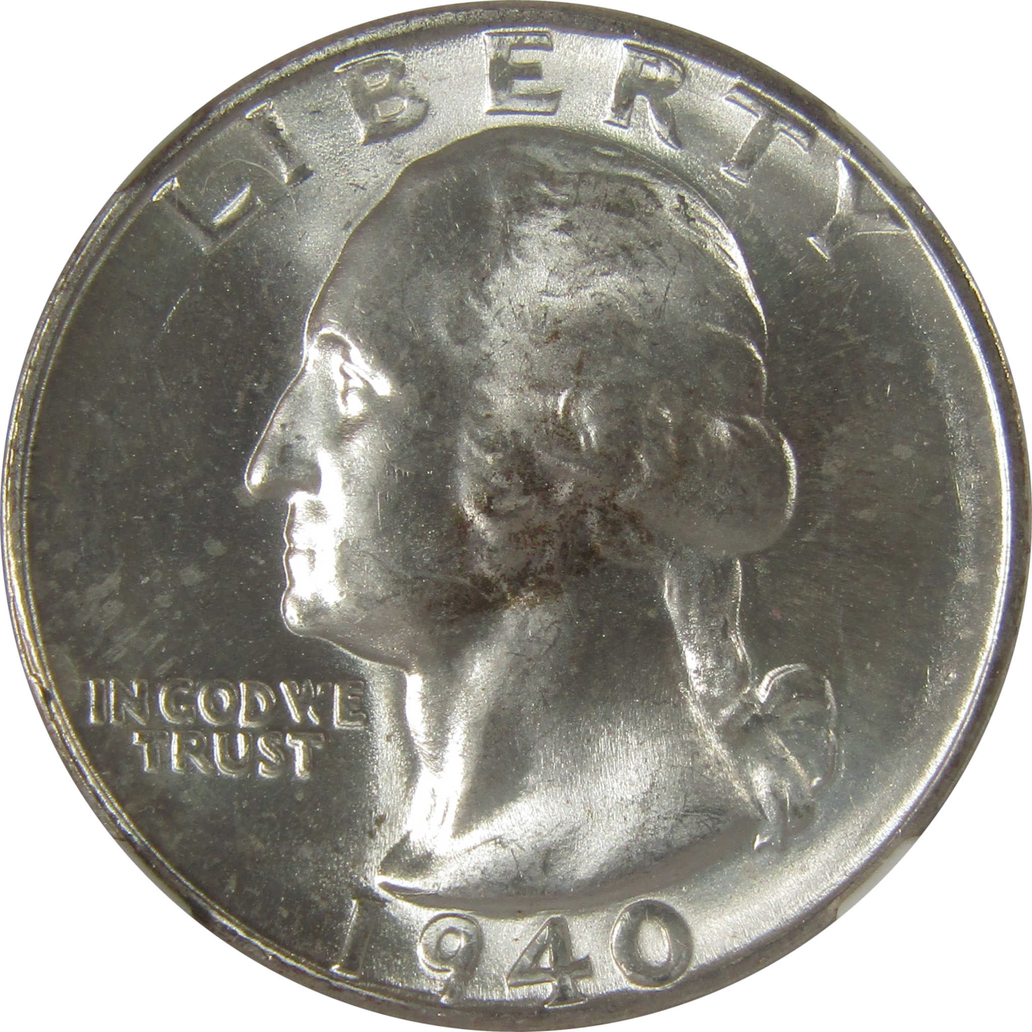 1940 S Washington Quarter MS 65 NGC Original Bag Fragment SKU:I22604