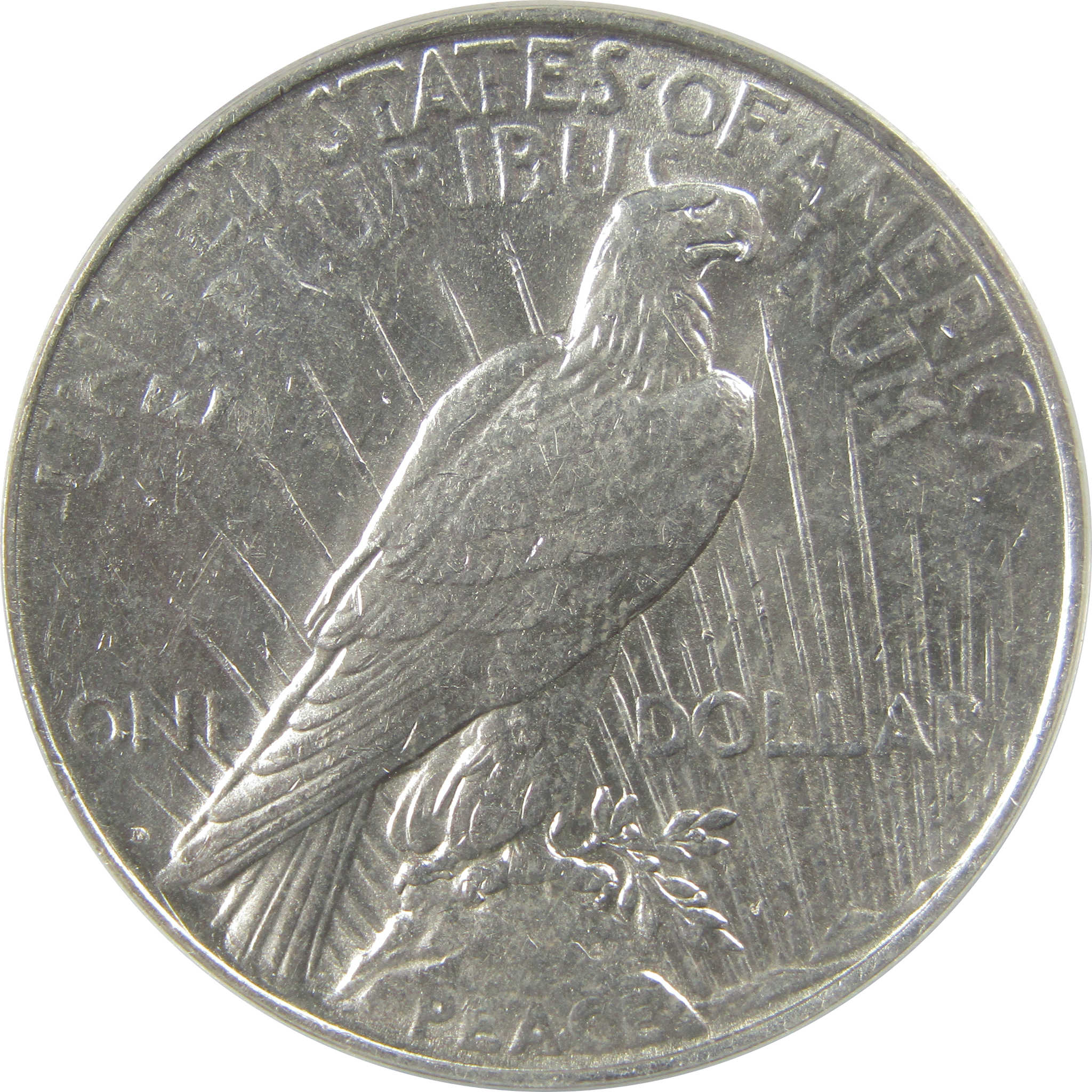 1923 D Peace Dollar AU 58 Details ANACS Silver $1 Coin SKU:I22376