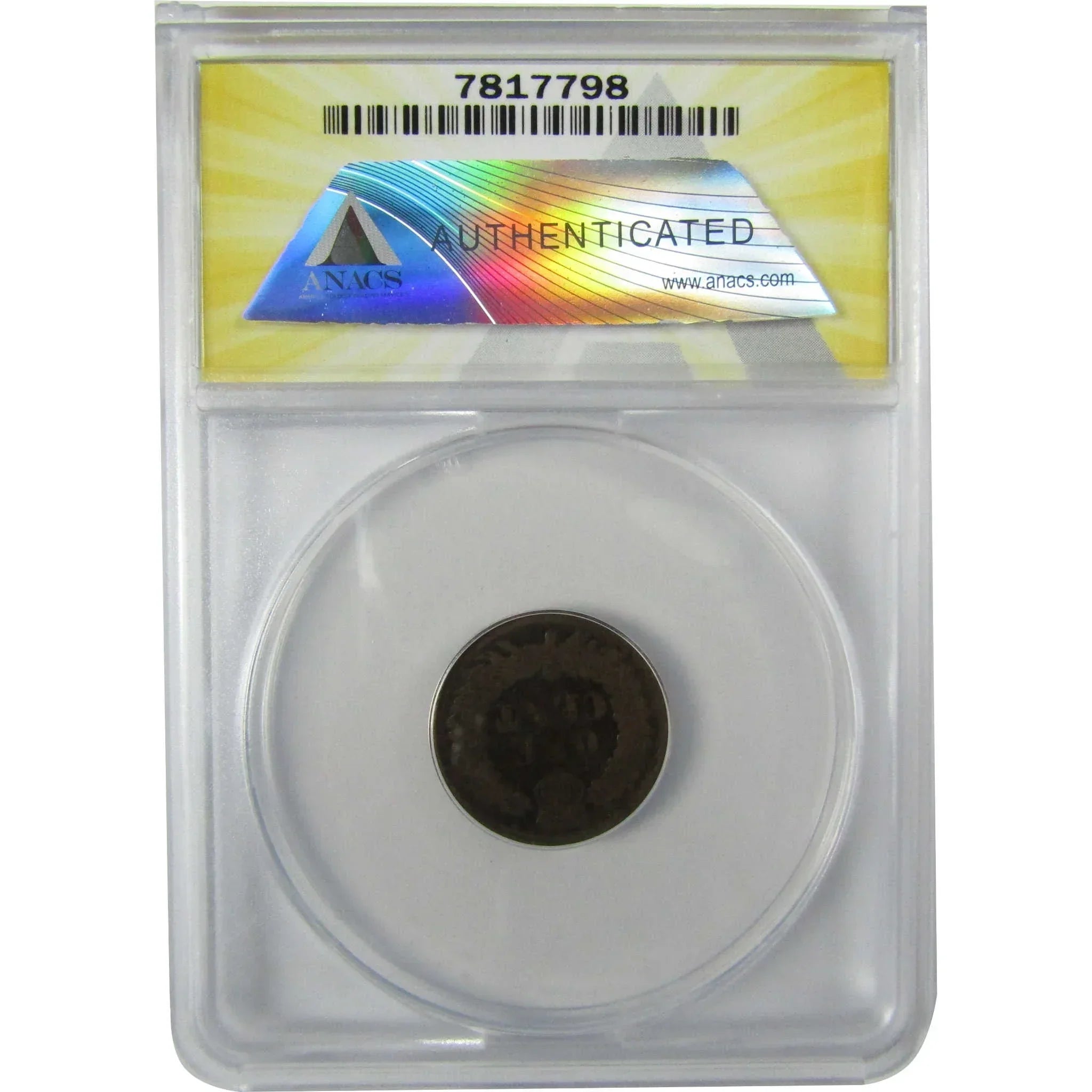 1866 Indian Head Cent FR 2 Details ANACS Penny 1c Coin SKU:CP846