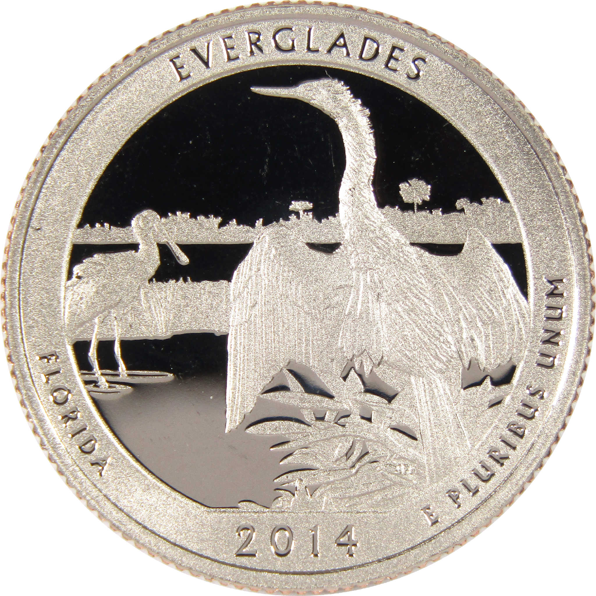 2014 S Everglades National Park Quarter Clad 25c Proof Coin