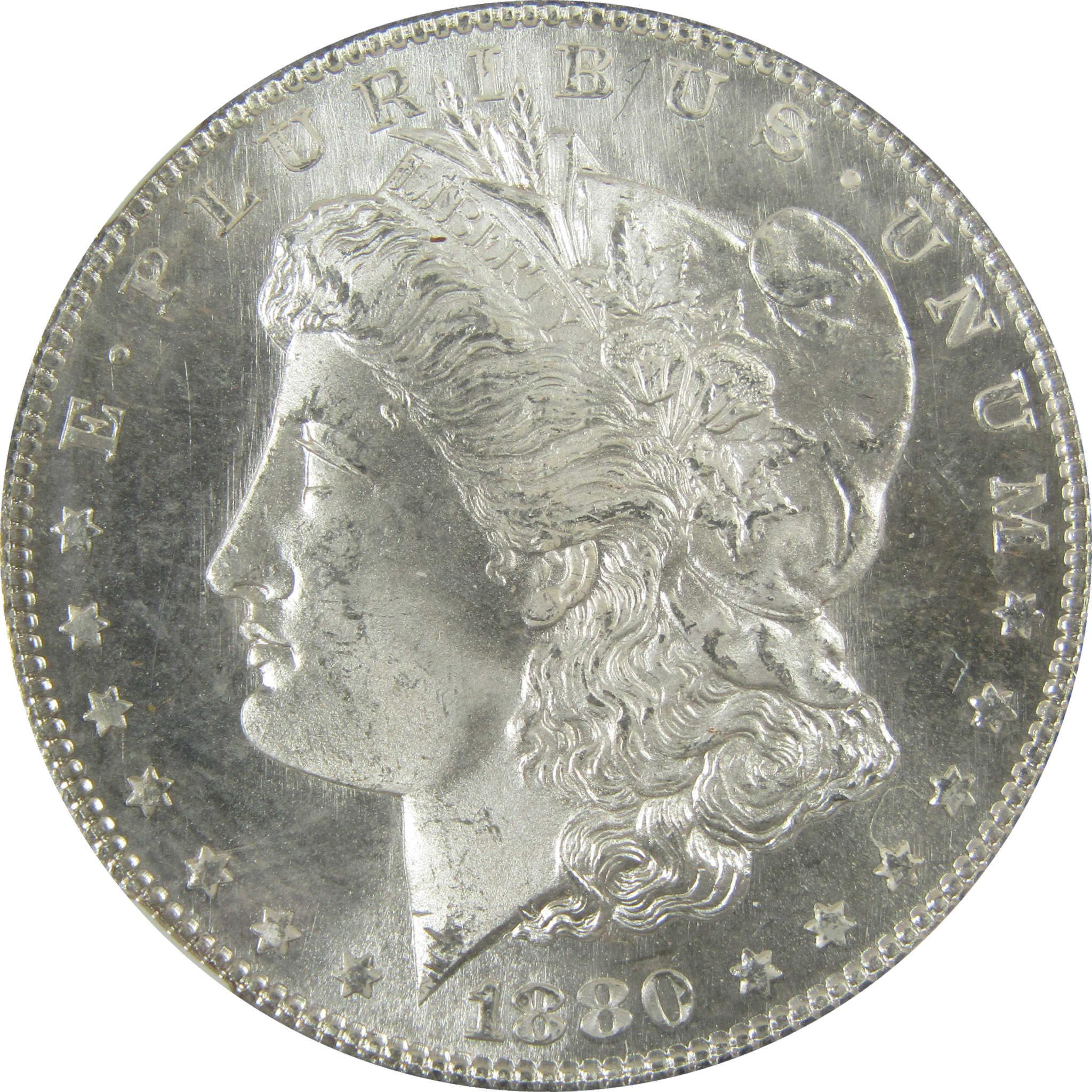 1880 S Morgan Silver Dollar MS 65 NGC Uncirculated $1 Coin SKU:I27920 - Morgan coin - Morgan silver dollar - Morgan silver dollar for sale - Profile Coins & Collectibles