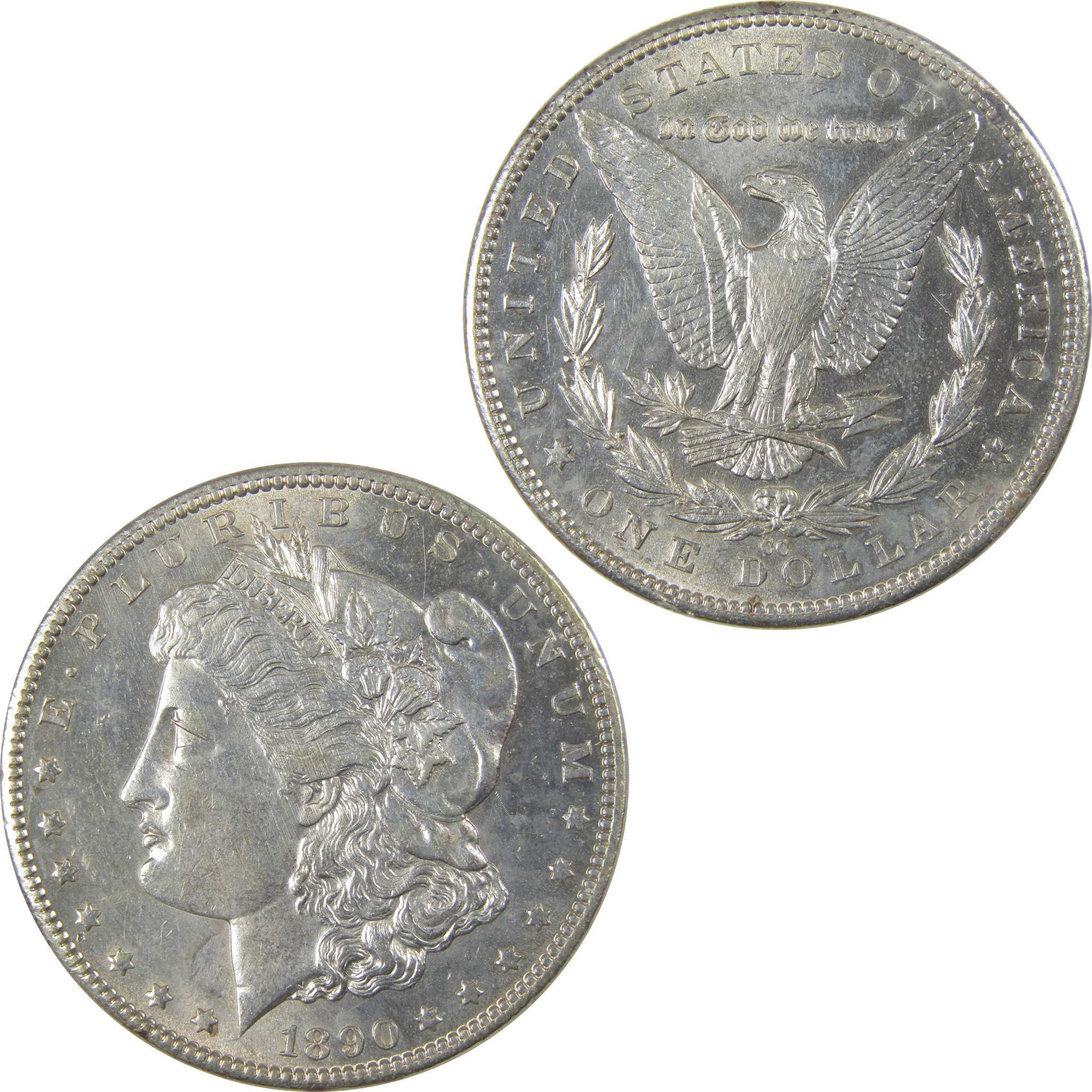 1890 CC Morgan Dollar Borderline Uncirculated Silver SKU:I17932 - Morgan coin - Morgan silver dollar - Morgan silver dollar for sale - Profile Coins & Collectibles
