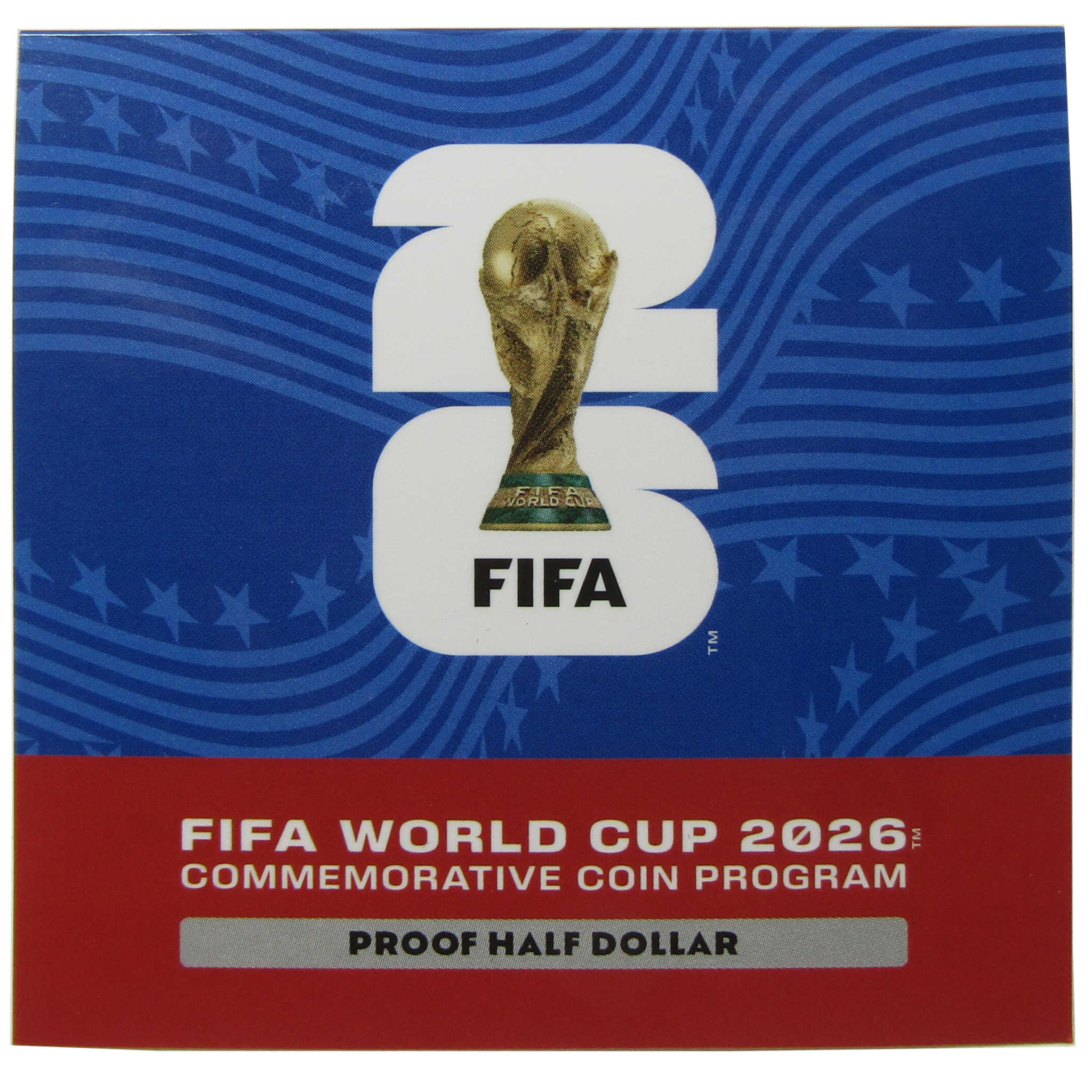 2026 P FIFA World Cup Commemorative Half Dollar Clad Proof OGP COA