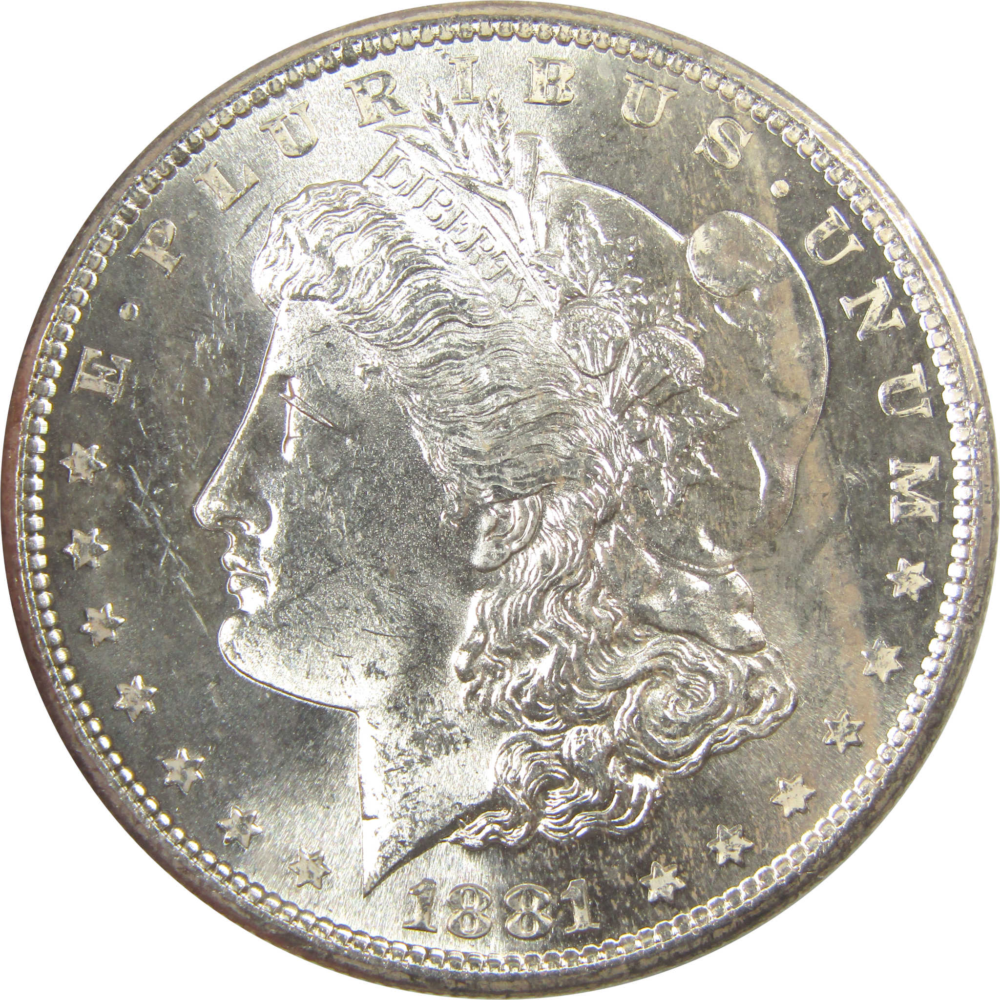 1881 S Morgan Dollar Uncirculated Silver $1 Coin SKU:I21099 - Morgan coin - Morgan silver dollar - Morgan silver dollar for sale - Profile Coins & Collectibles