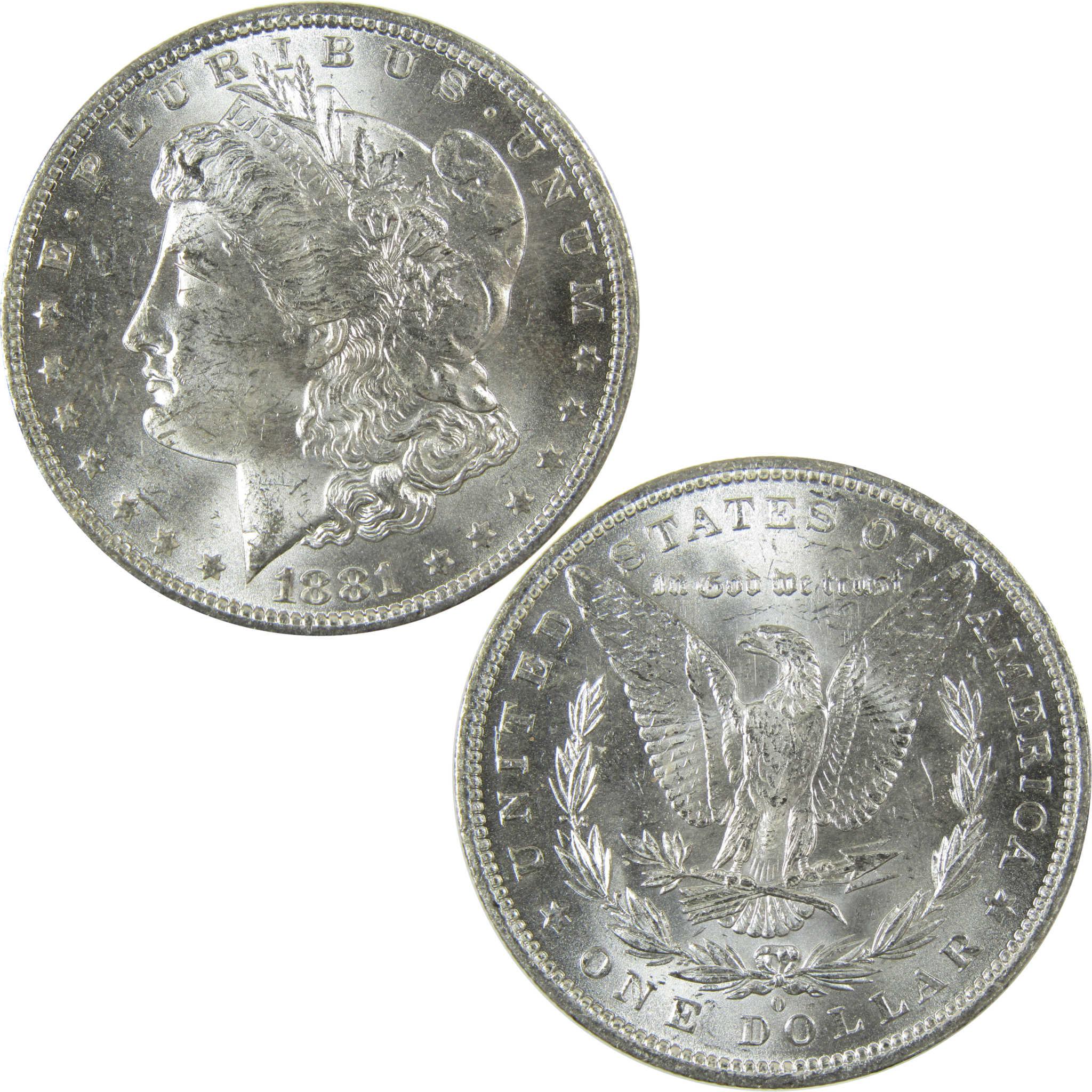 1881 O Morgan Silver Dollar Uncirculated Mint State $1 Coin SKU:I27693 - Morgan coin - Morgan silver dollar - Morgan silver dollar for sale - Profile Coins & Collectibles