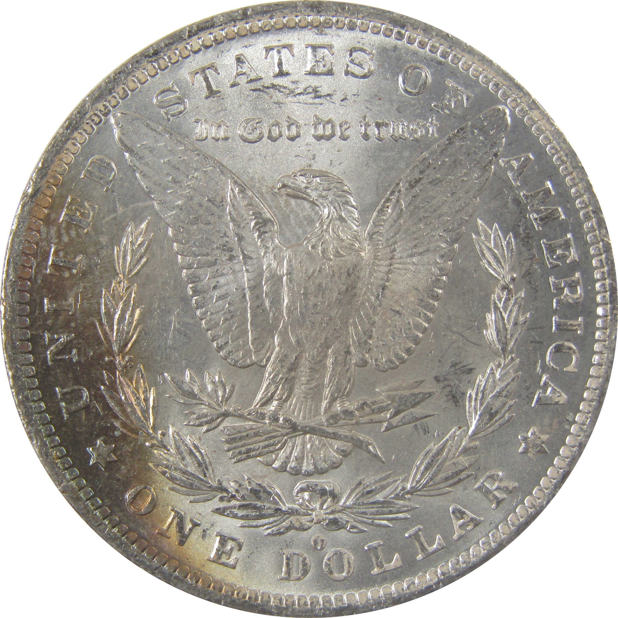 1884 O Morgan Silver Dollar Uncirculated Mint State Toned SKU:I23522