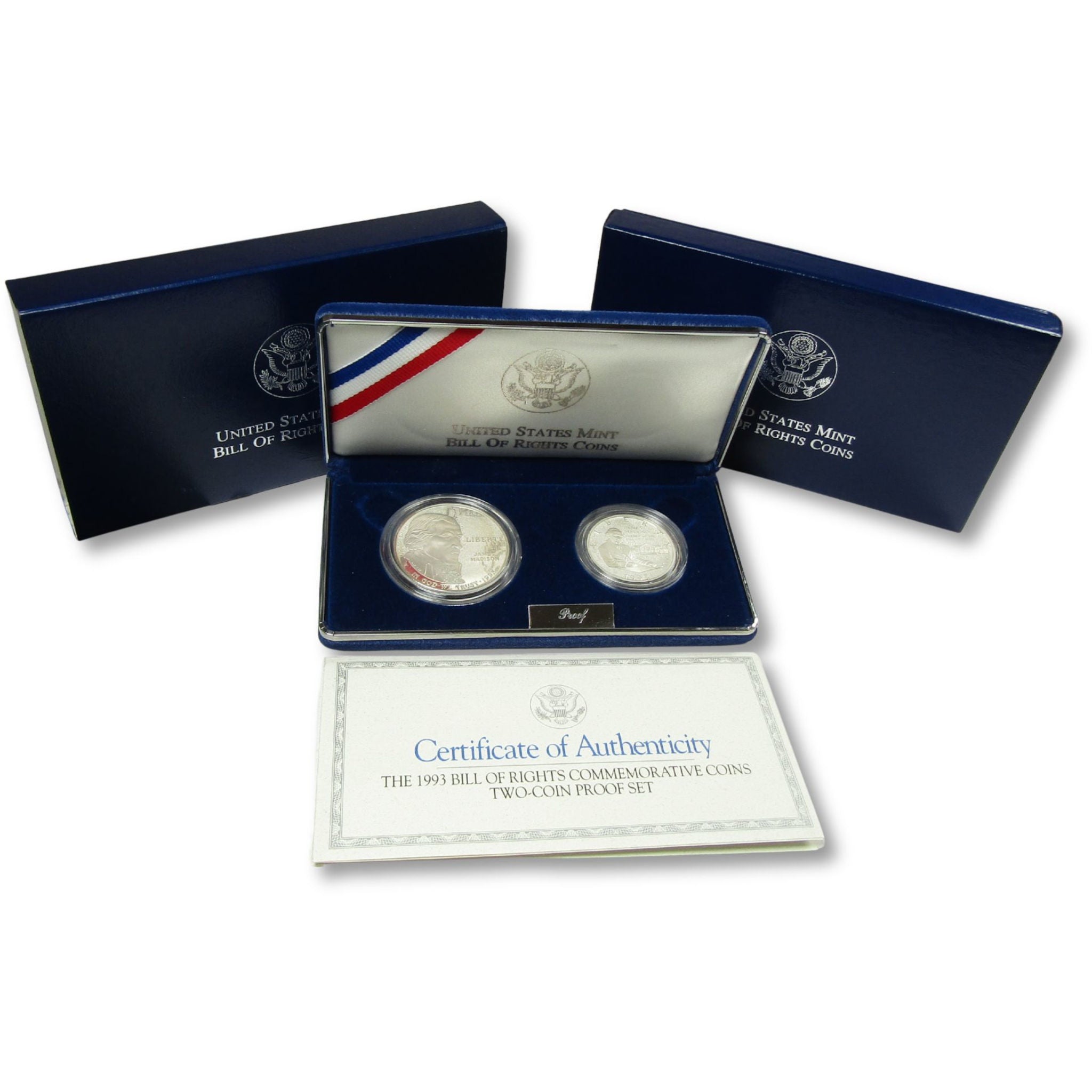 1993 S Bill of Rights Commemorative Two-Coin Proof Set OGP SKU:CP323