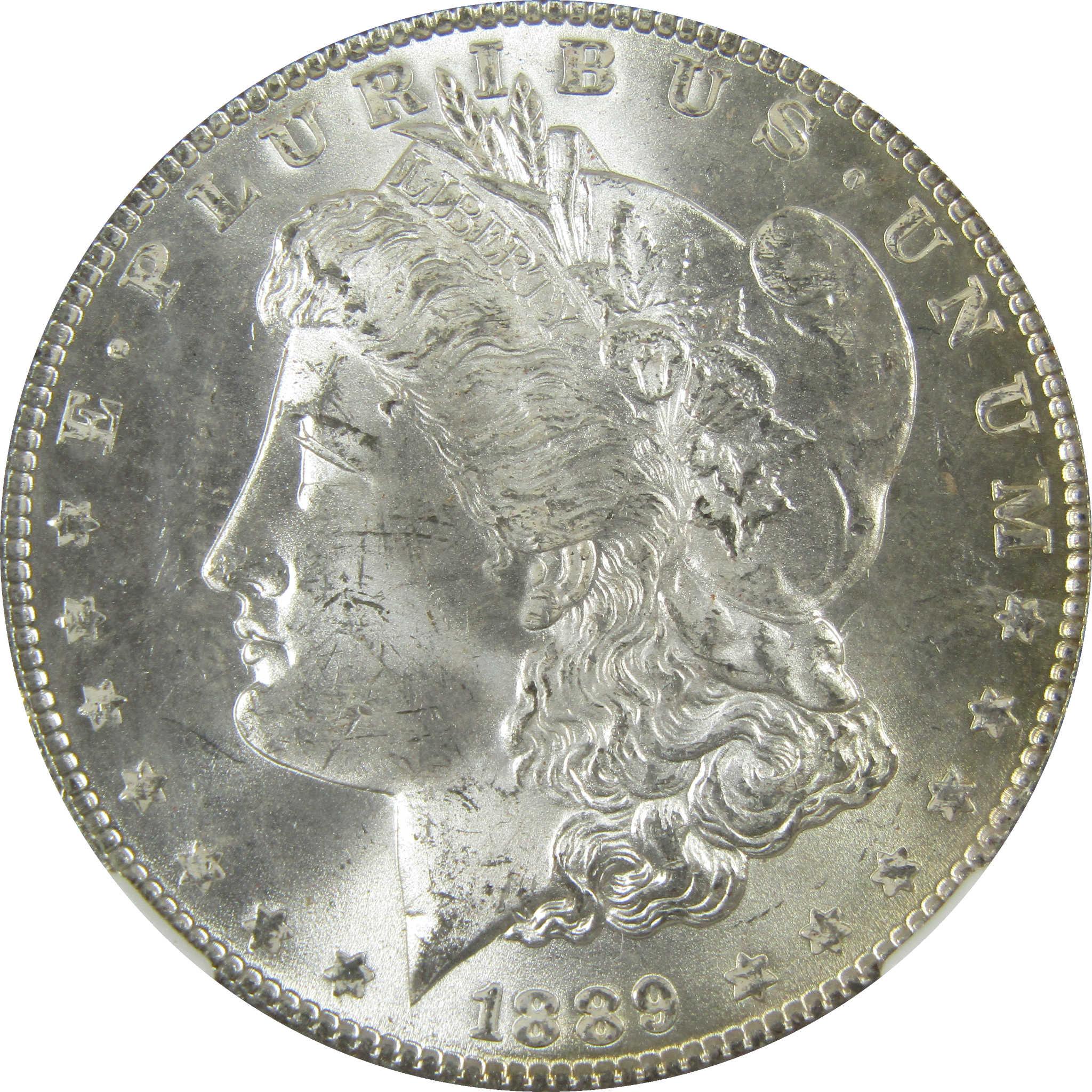 1889 Morgan Silver Dollar MS 63 NGC Uncirculated $1 Coin SKU:I27890 - Morgan coin - Morgan silver dollar - Morgan silver dollar for sale - Profile Coins & Collectibles