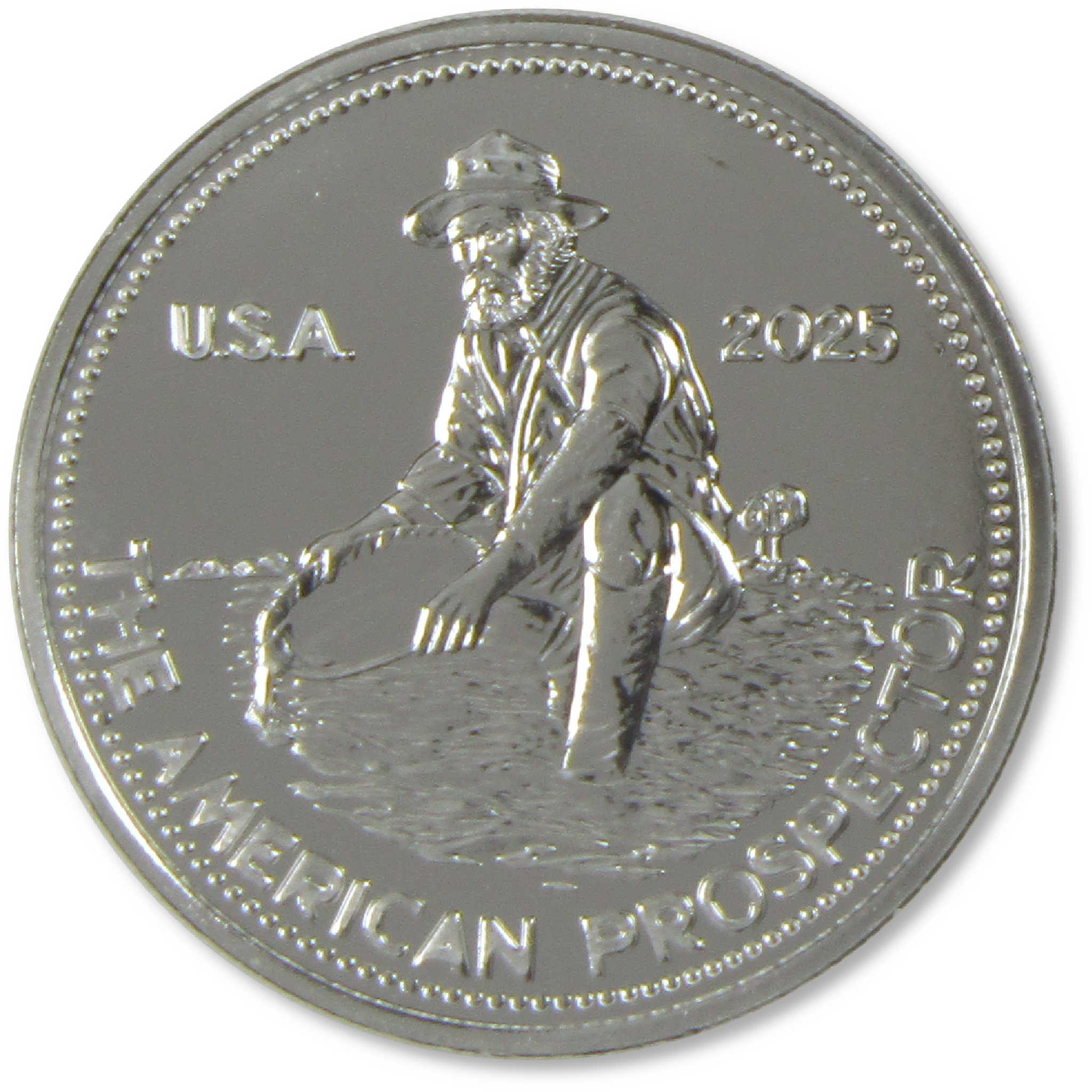 2025 Engelhard American Prospector 1 oz .999 Silver Round SKU:OPC229