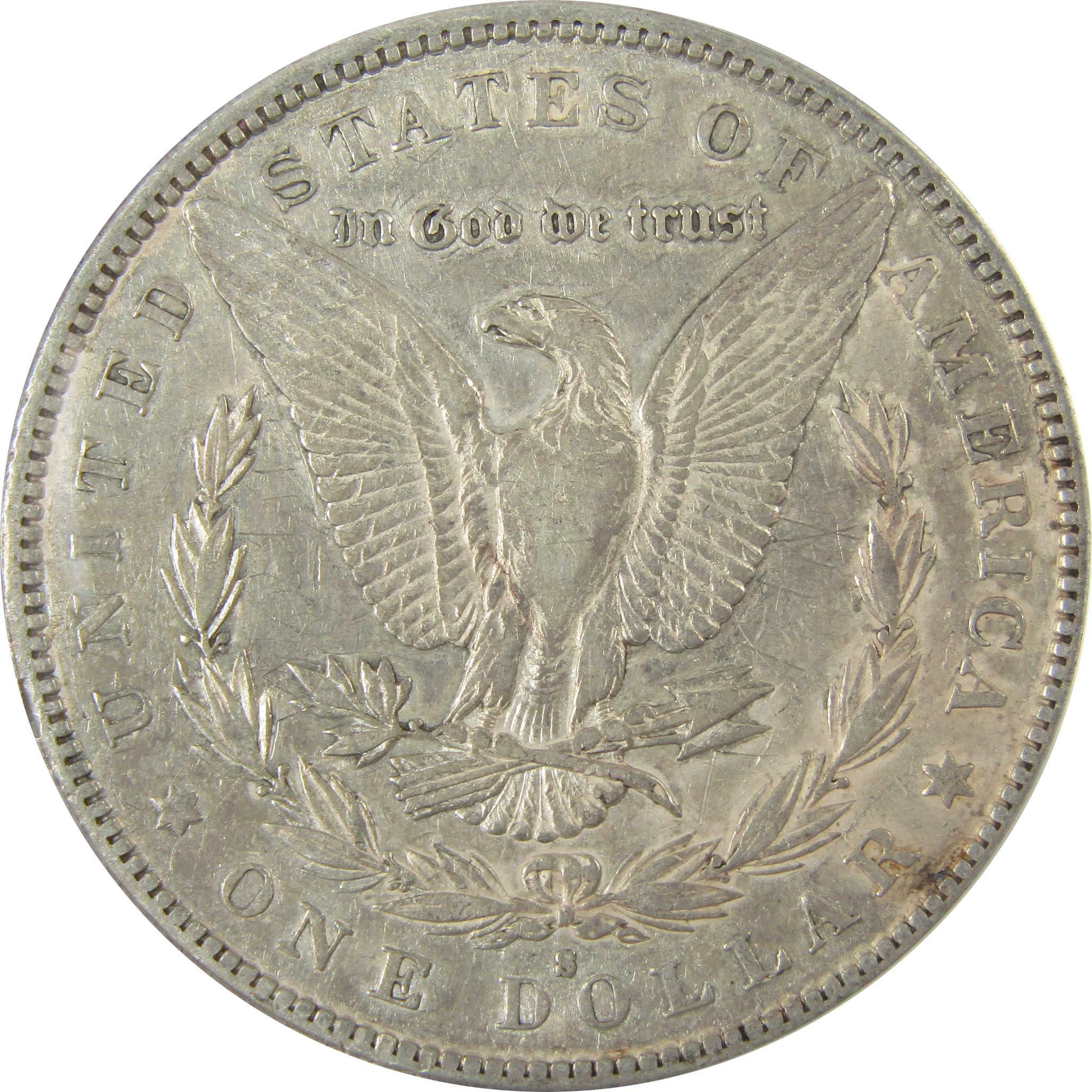 1884 S Morgan Silver Dollar EF 45 Details ANACS $1 Coin SKU:CP840 - Morgan coin - Morgan silver dollar - Morgan silver dollar for sale - Profile Coins & Collectibles