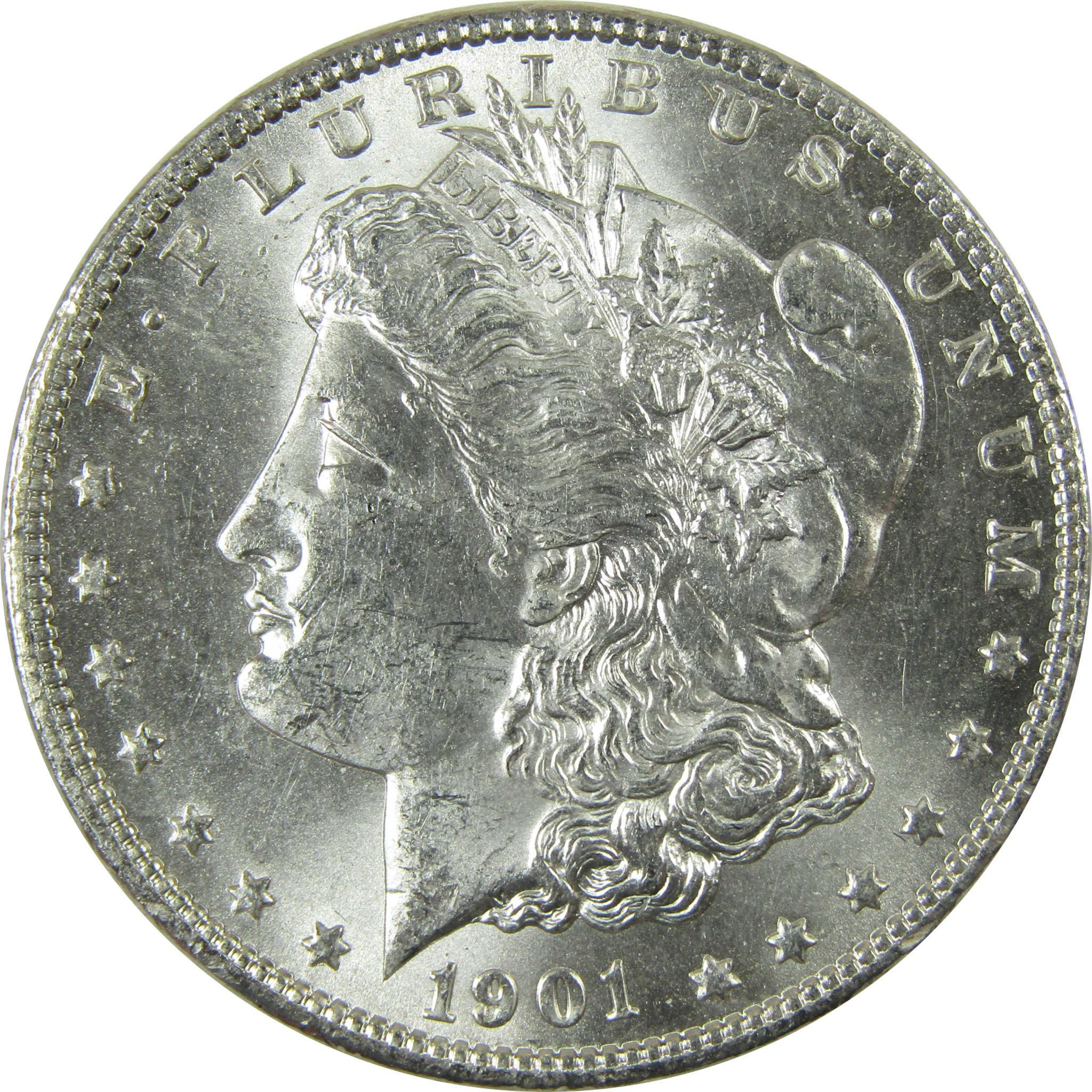 1901 O Morgan Silver Dollar Uncirculated Mint State $1 Coin SKU:I27066 - Morgan coin - Morgan silver dollar - Morgan silver dollar for sale - Profile Coins & Collectibles