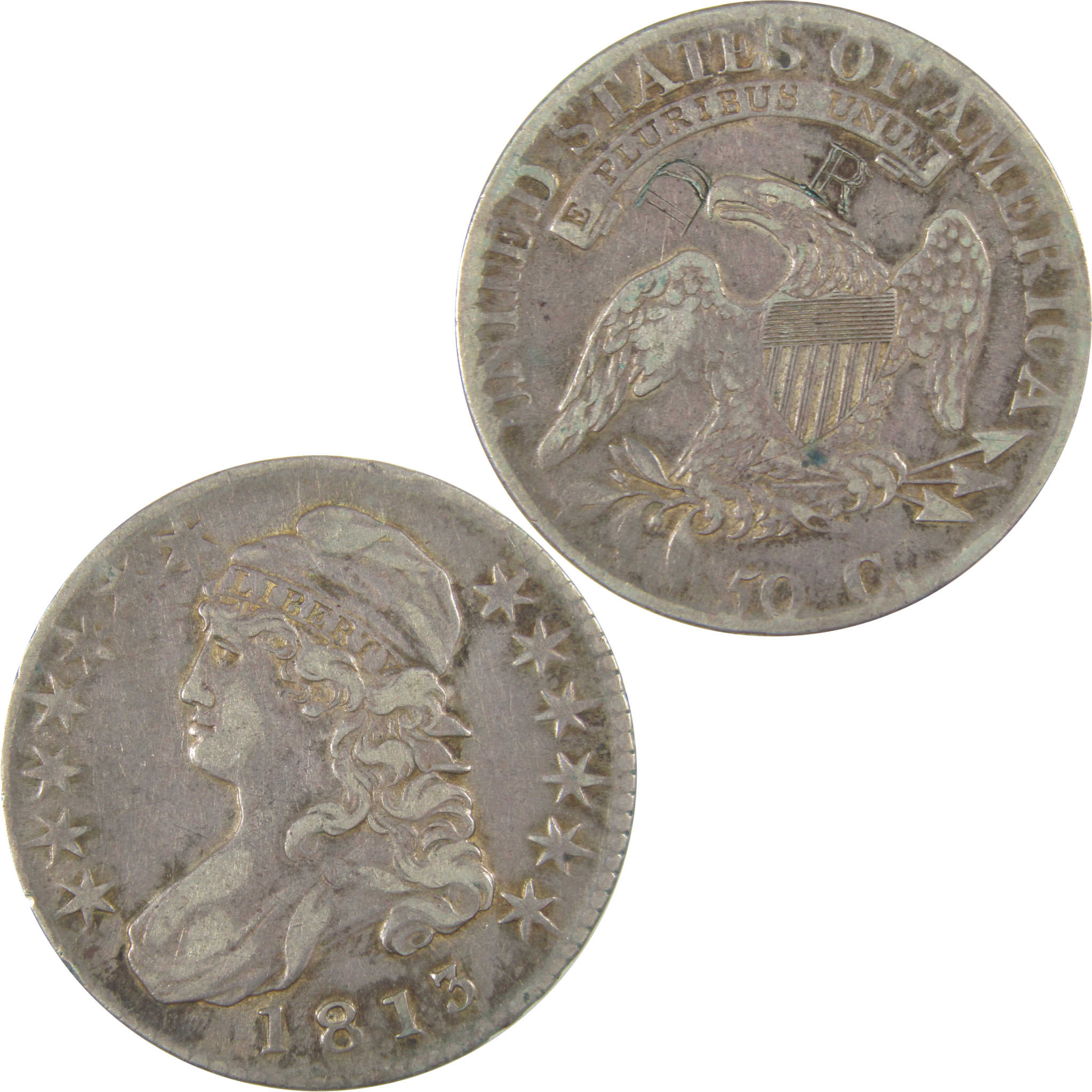 1813 Capped Bust Half Dollar VF Very Fine Details Silver SKU:CPC0941