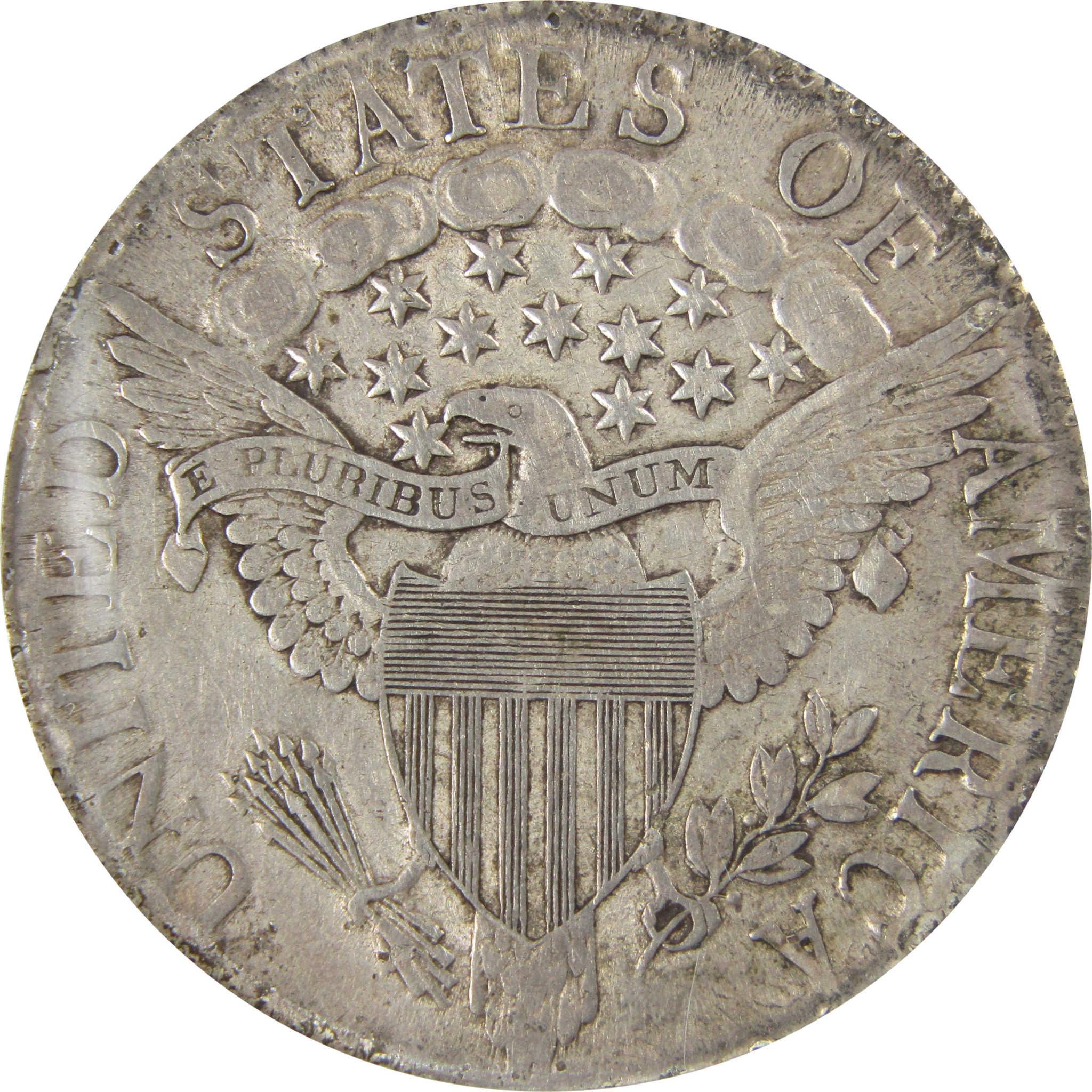 1807 Draped Bust Silver Half Dollar VF 20 Details ANACS SKU:CP780