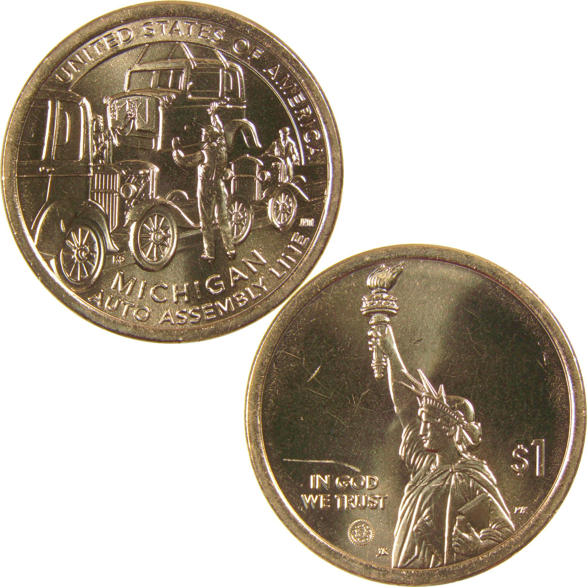 2025 D Auto Assembly Line American Innovation Dollar Uncirculated