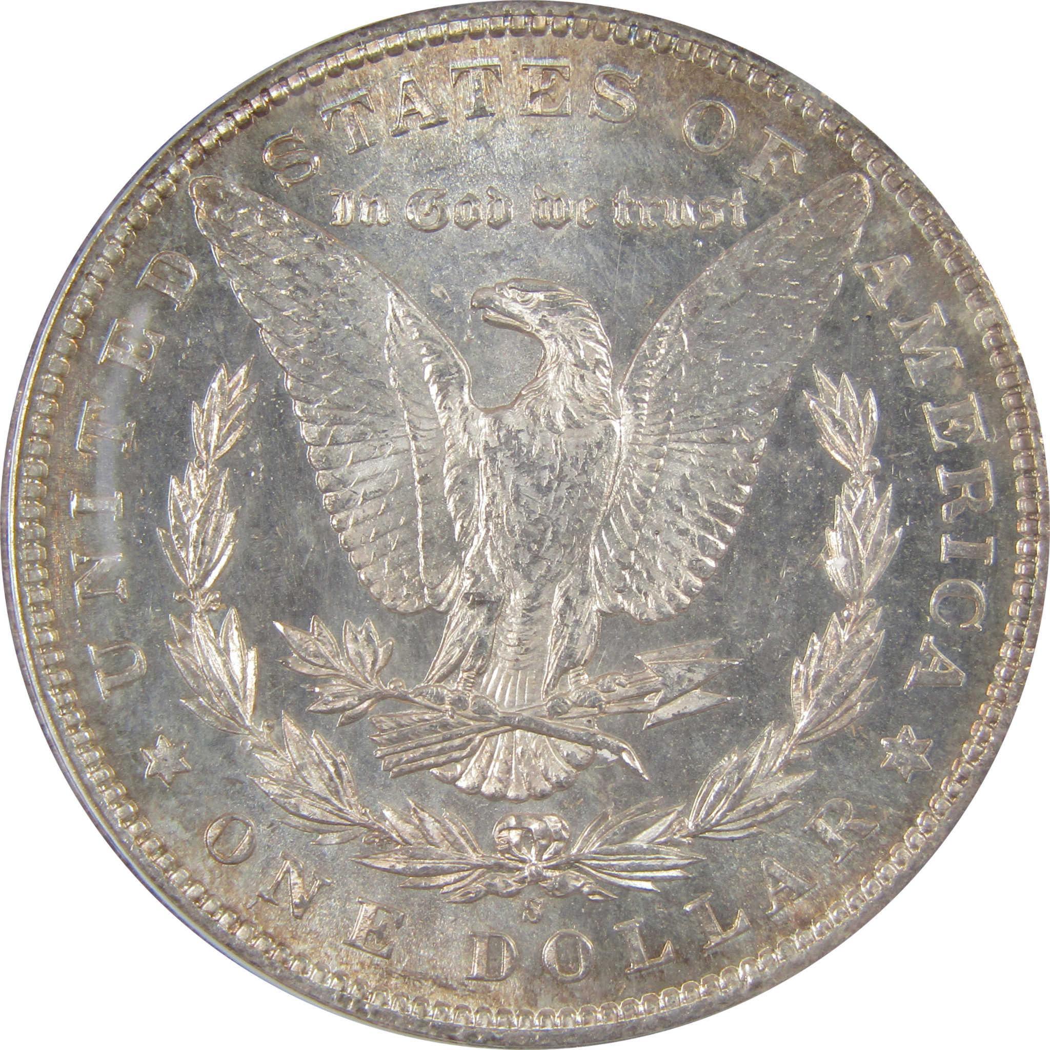 1899 S Morgan Silver Dollar MS 63 ANACS Uncirculated SKU:I24994 - Morgan coin - Morgan silver dollar - Morgan silver dollar for sale - Profile Coins & Collectibles