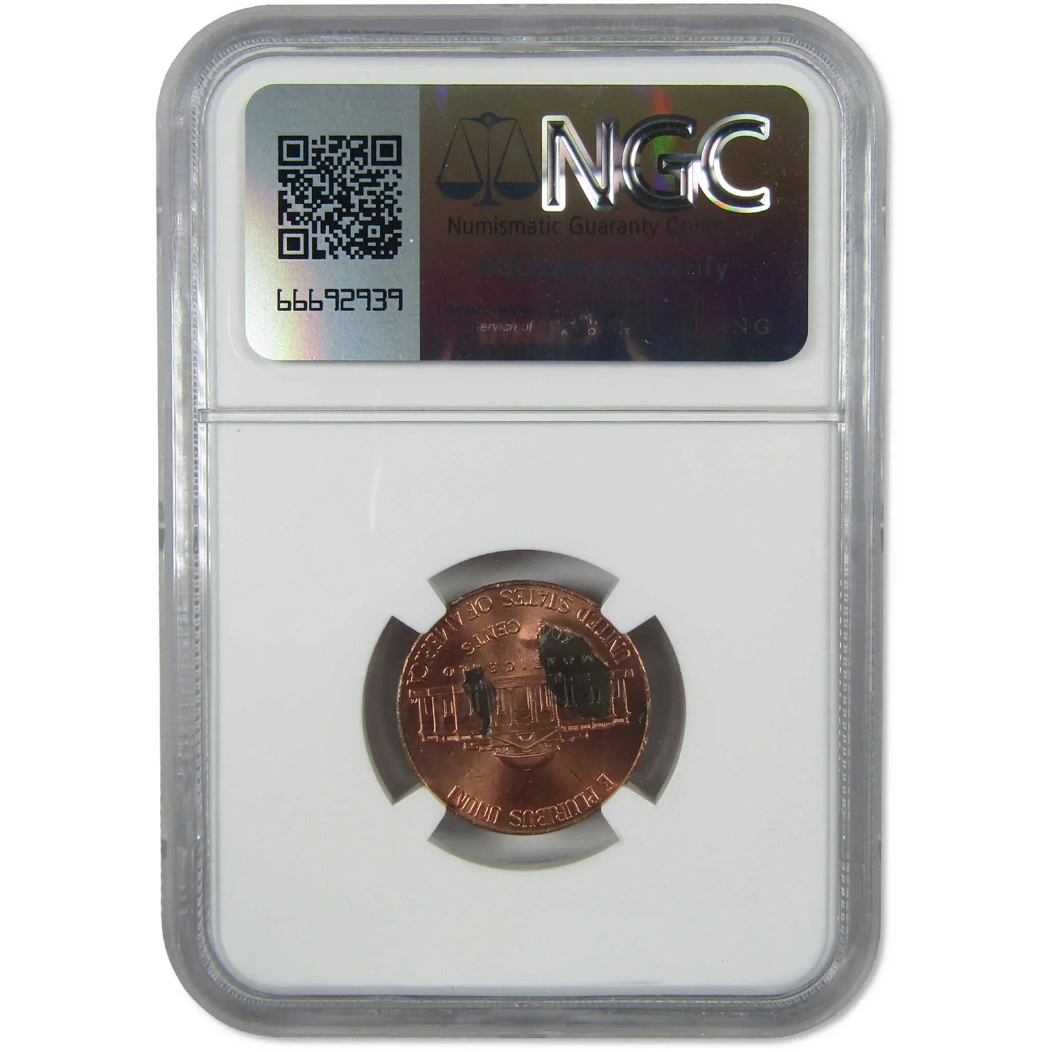2023 D Jefferson Nickel MS 66 6FS NGC Sintered Planchet Mint Error