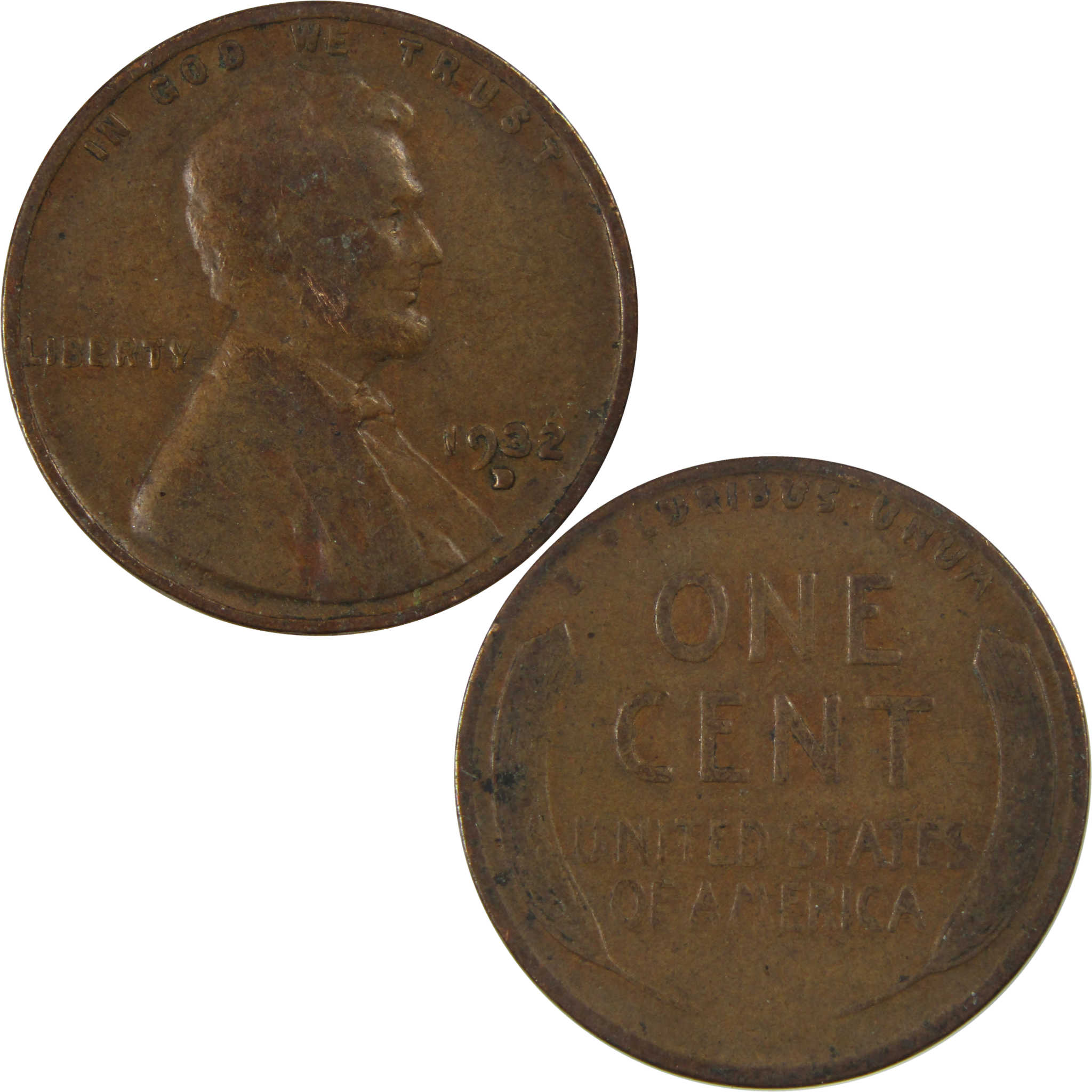1932 D Lincoln Wheat Cent VG Very Good Penny 1c Coin SKU:I27126