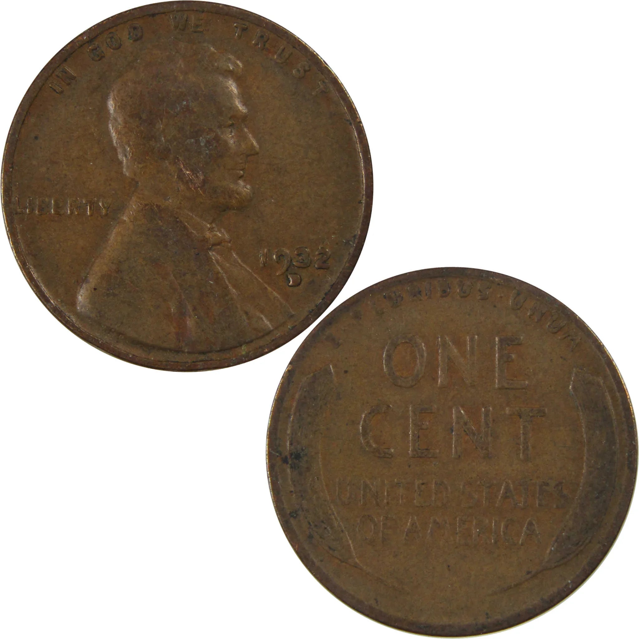1932 D Lincoln Wheat Cent VG Very Good Penny 1c Coin SKU:I27126