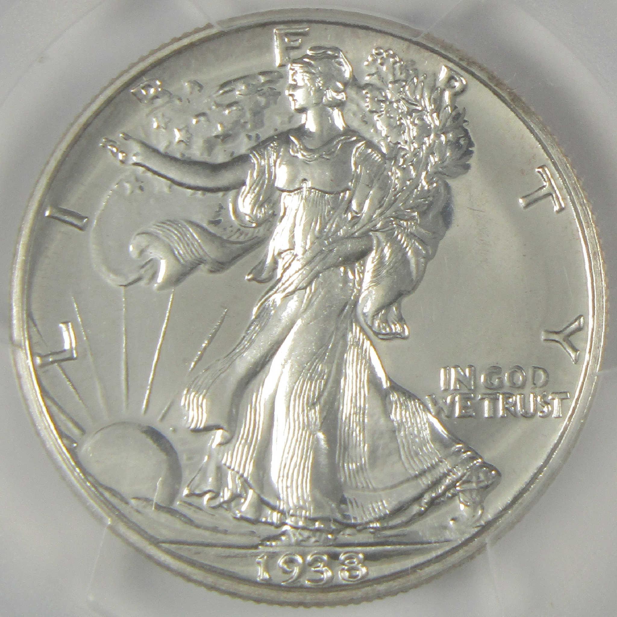 1938 Liberty Walking Half Dollar PR 66 PCGS Silver Proof 50c Coin
