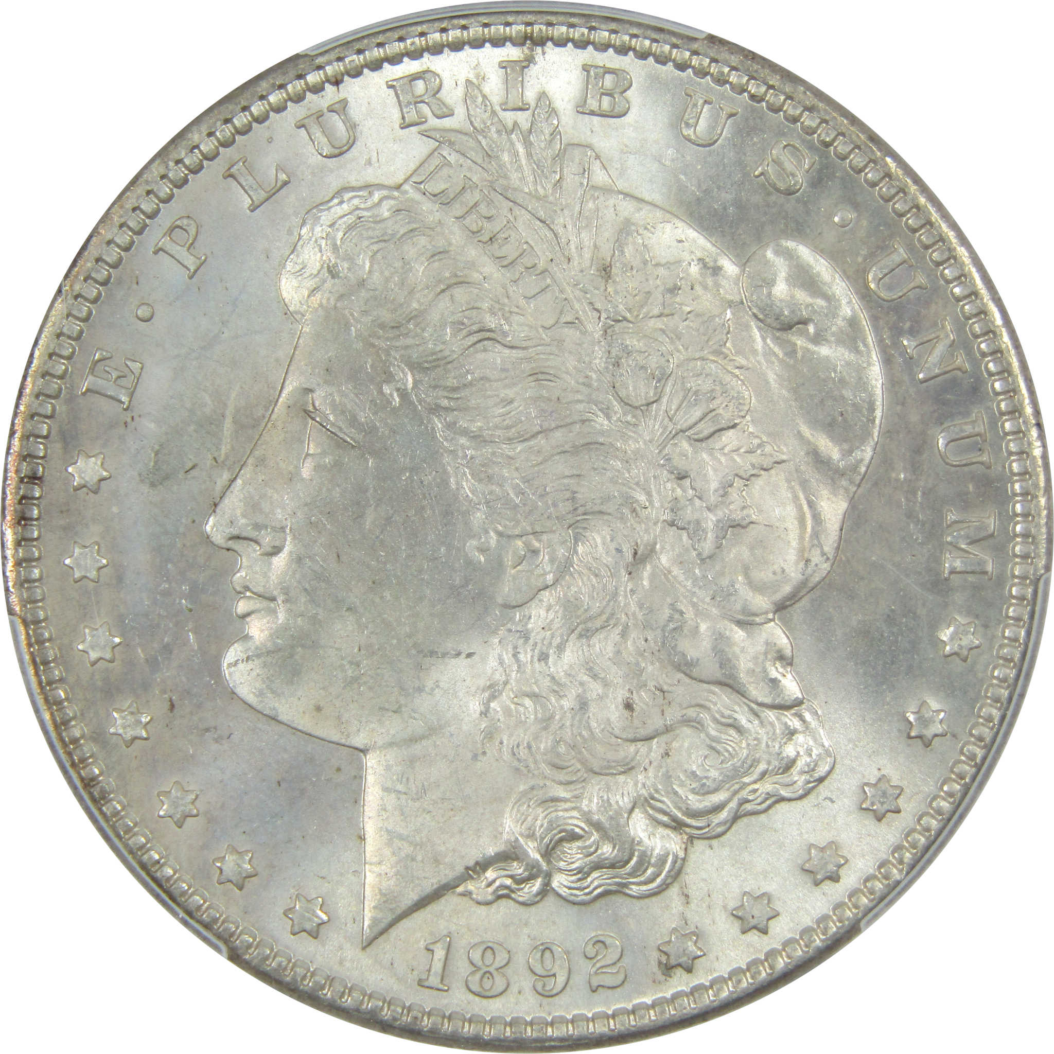 1892 Morgan Dollar MS 64 PCGS Silver $1 Uncirculated Coin SKU:I14770 - Morgan coin - Morgan silver dollar - Morgan silver dollar for sale - Profile Coins & Collectibles