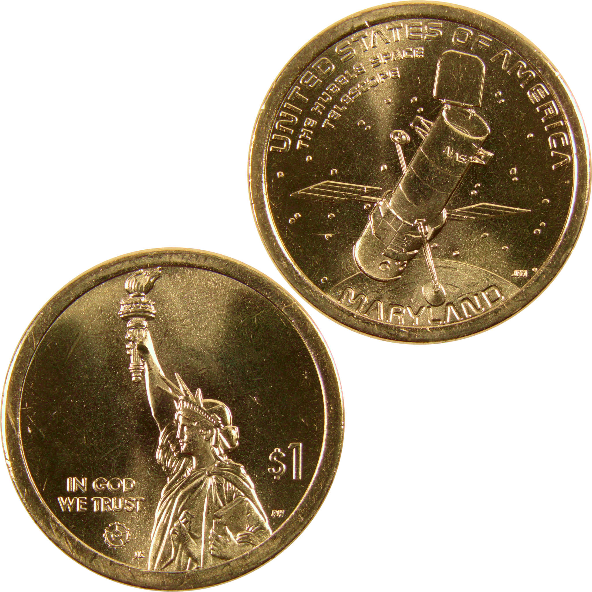 2020 P Hubble Space Telescope American Innovation Dollar Uncirculated