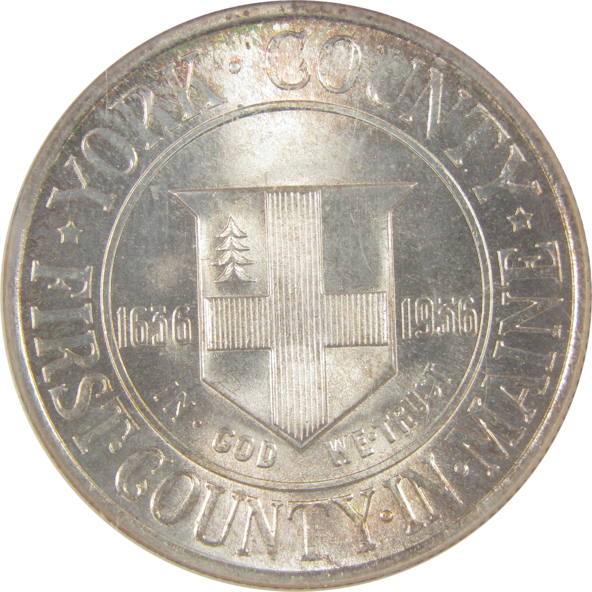 York County Maine Commemorative Half 1936 MS 67 NGC CAC SKU:I17353