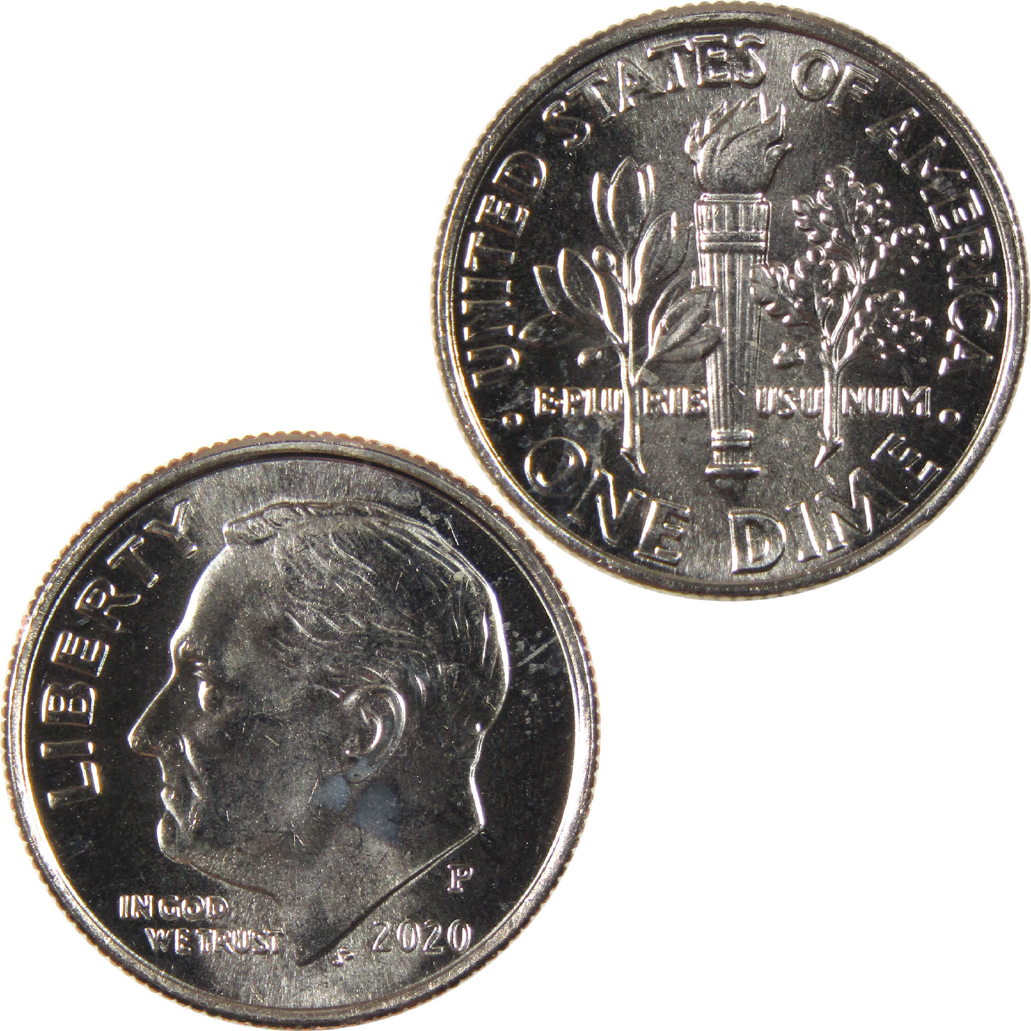 2020 P Roosevelt Dime Uncirculated Clad 10c Coin