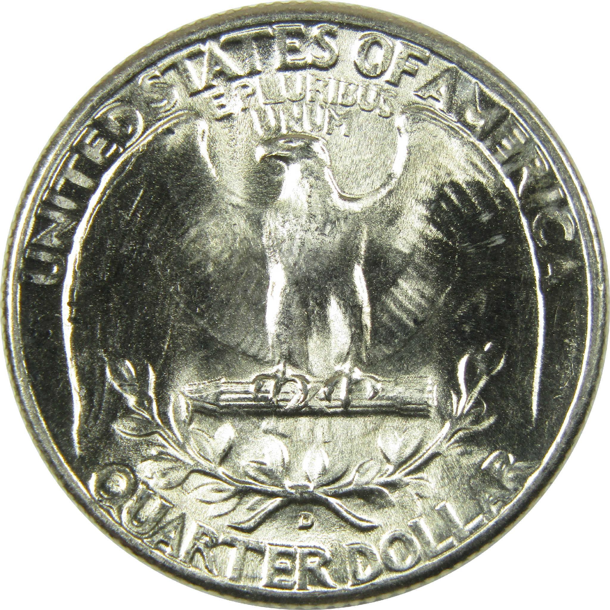 1946 D Washington Silver Quarter Uncirculated Mint State 25c Coin