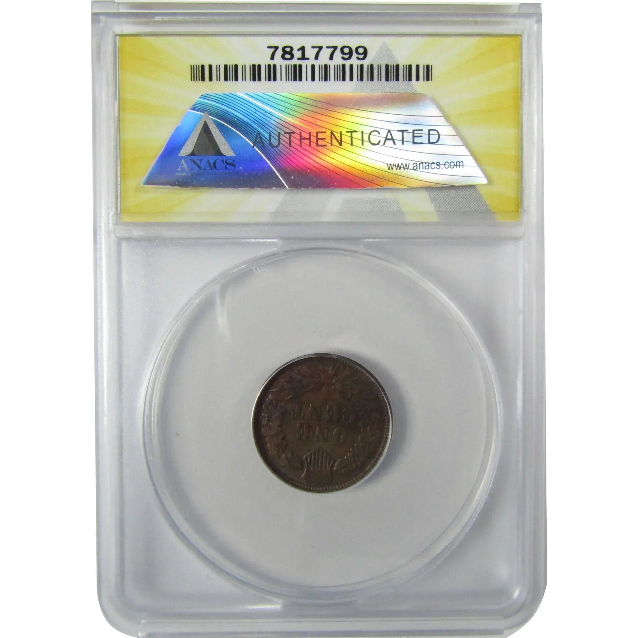 1889 Indian Head Cent MS 60 Details ANACS Penny Uncirculated SKU:CP847