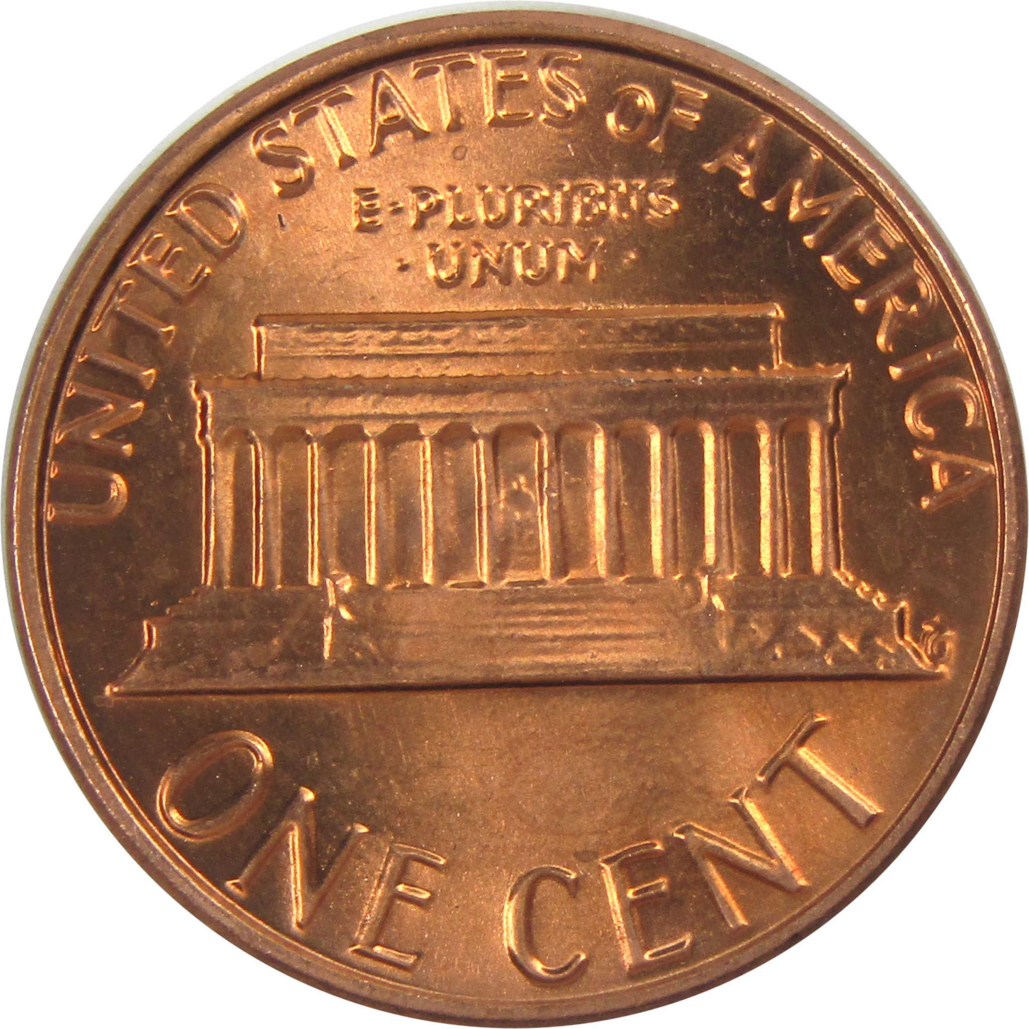 1982 D Small Date Lincoln Memorial 1c Copper-Plated Zinc Uncirculated