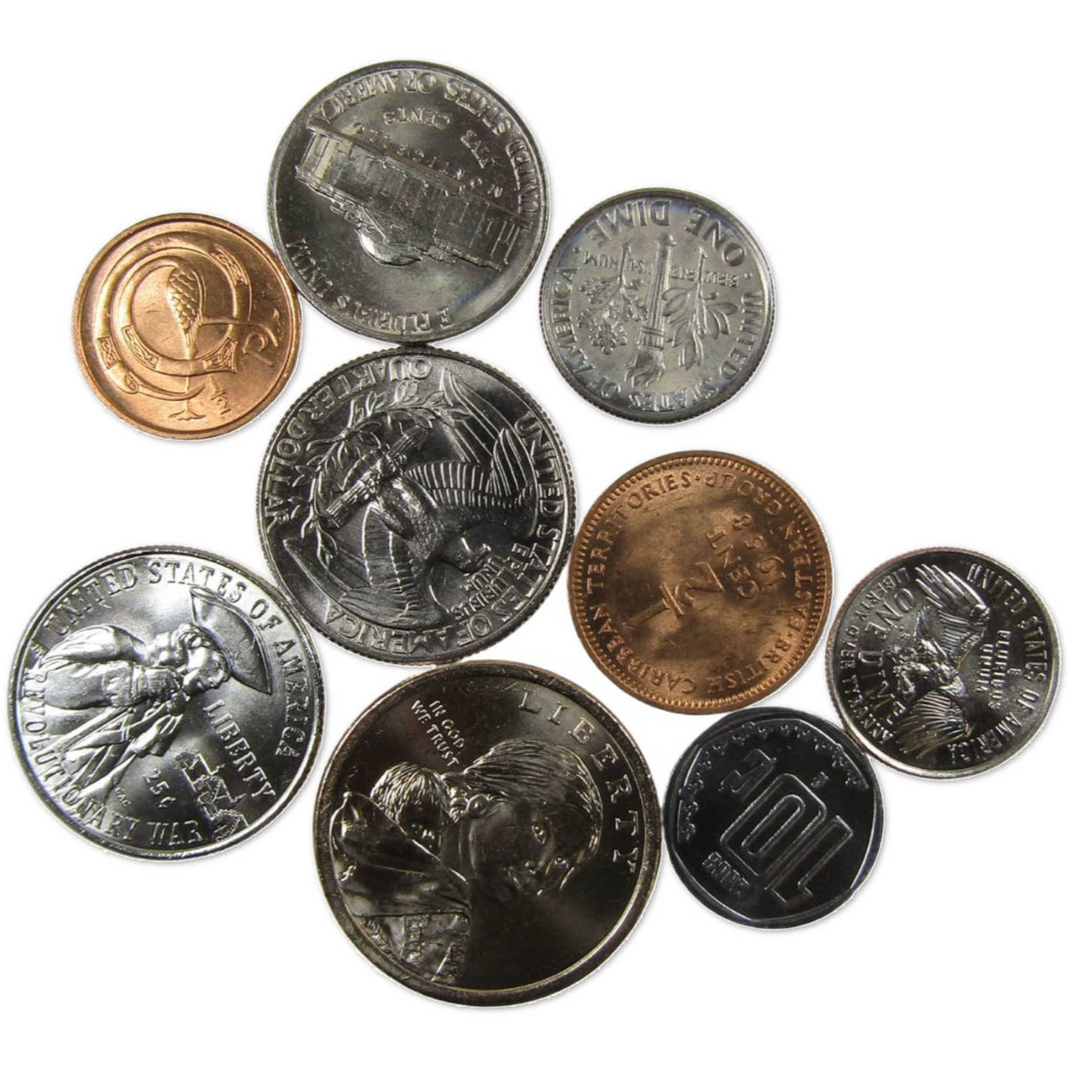 Merry Christmas 10 Coin Surprise Stocking Gift Set Uncirculated