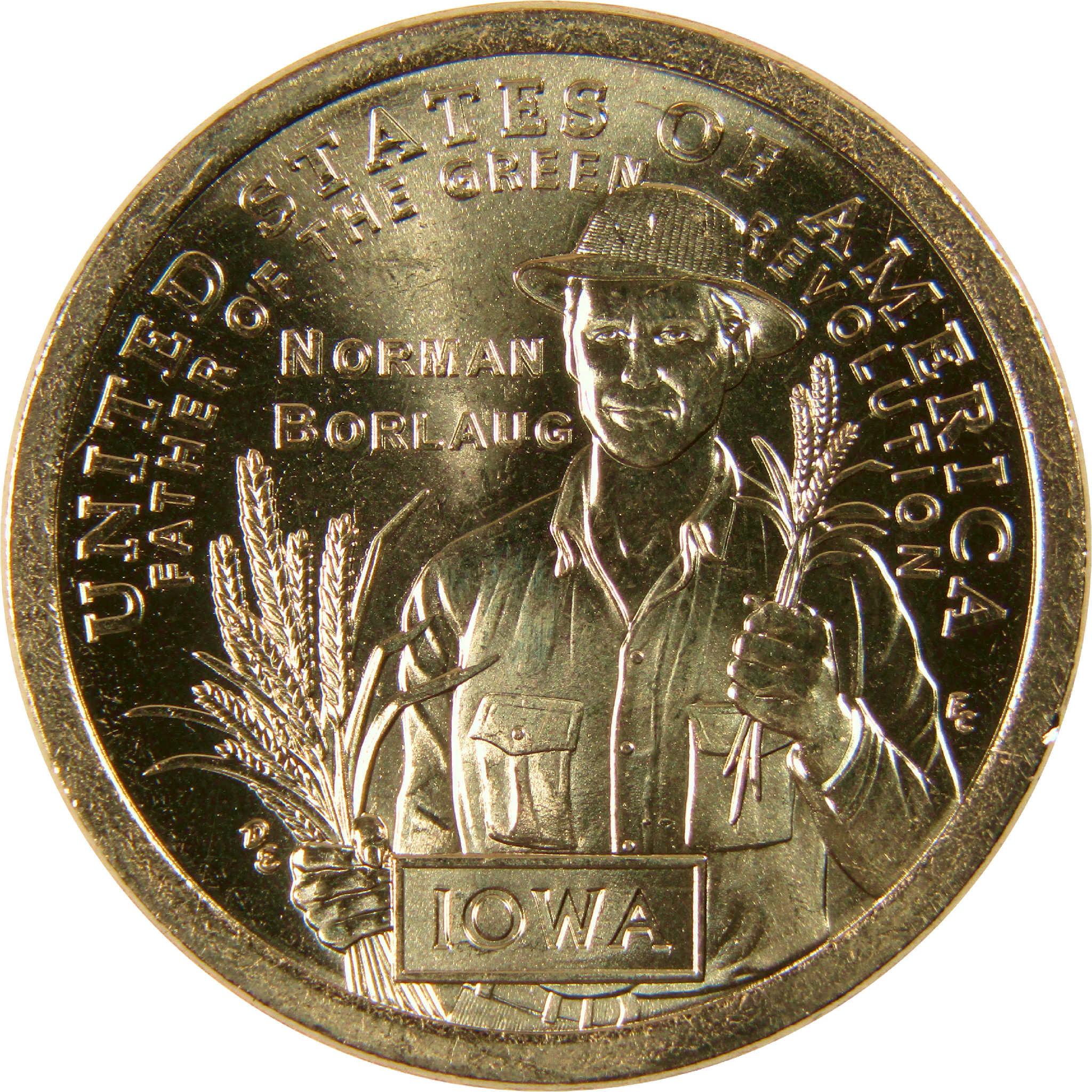 2026 P Iowa Norman Borlaug American Innovation Dollar Uncirculated