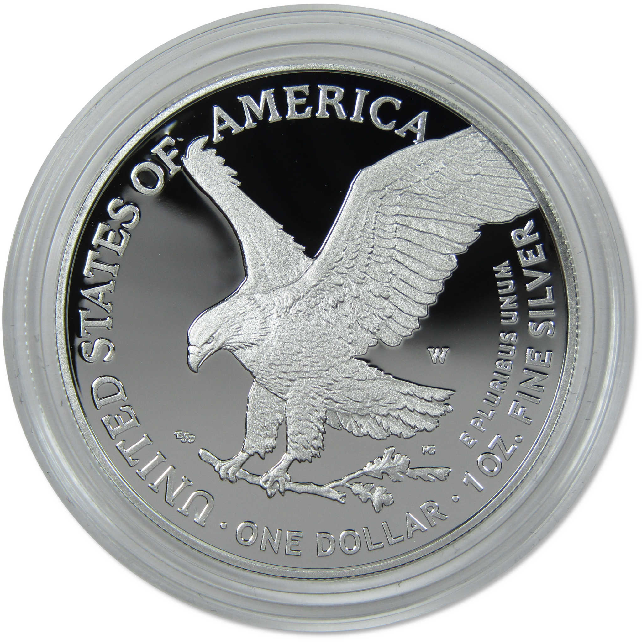 2024 W American Silver Eagle Proof $1 Coin Collectible OGP COA