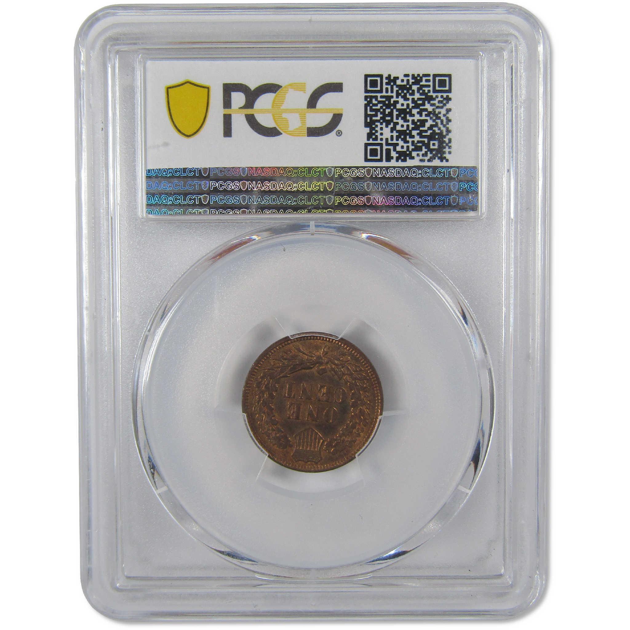 1907 Indian Head Cent MS 64 RB PCGS Penny Uncirculated 1c Coin