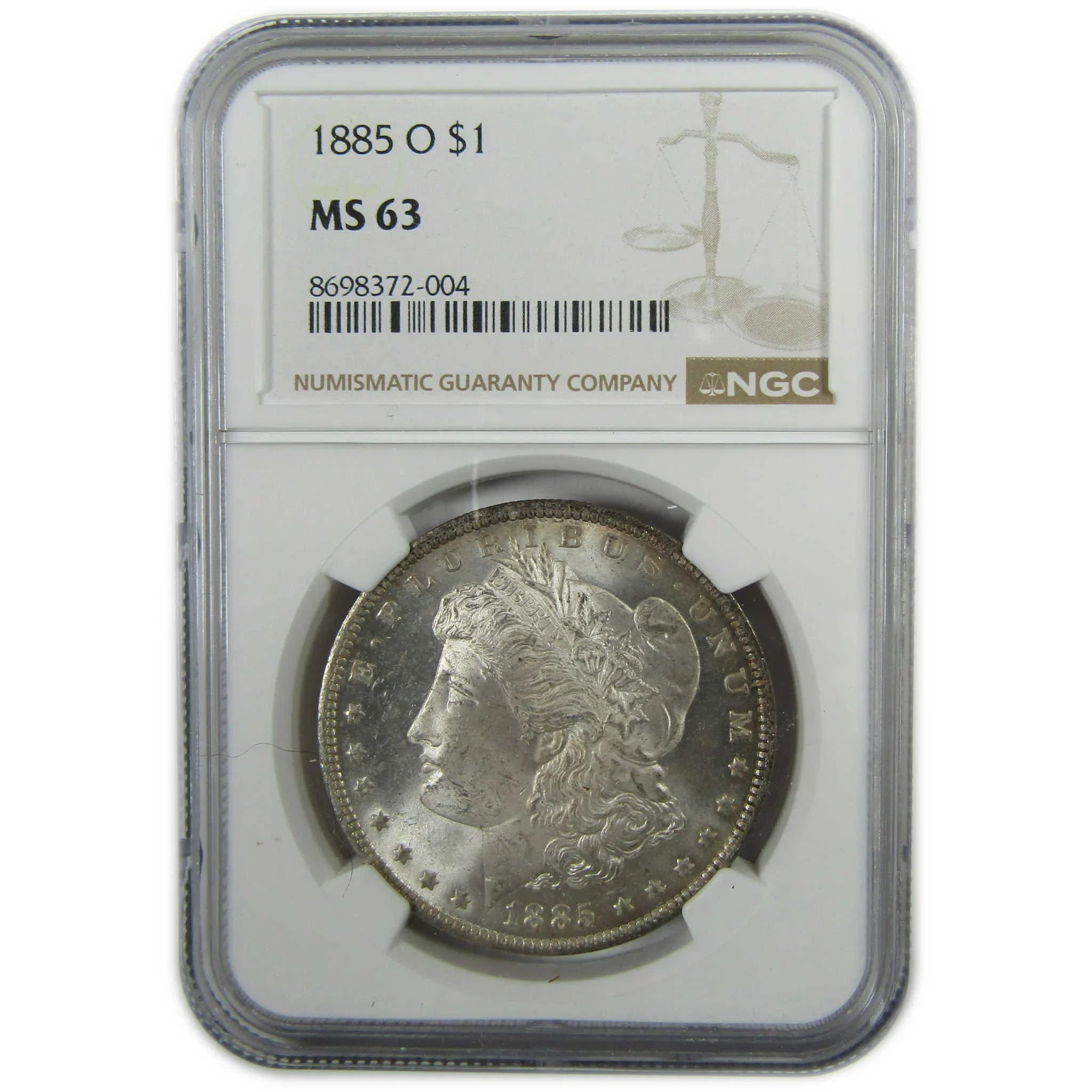1885 O Morgan Silver Dollar MS 63 NGC Uncirculated $1 Coin SKU:I27885 - Morgan coin - Morgan silver dollar - Morgan silver dollar for sale - Profile Coins & Collectibles