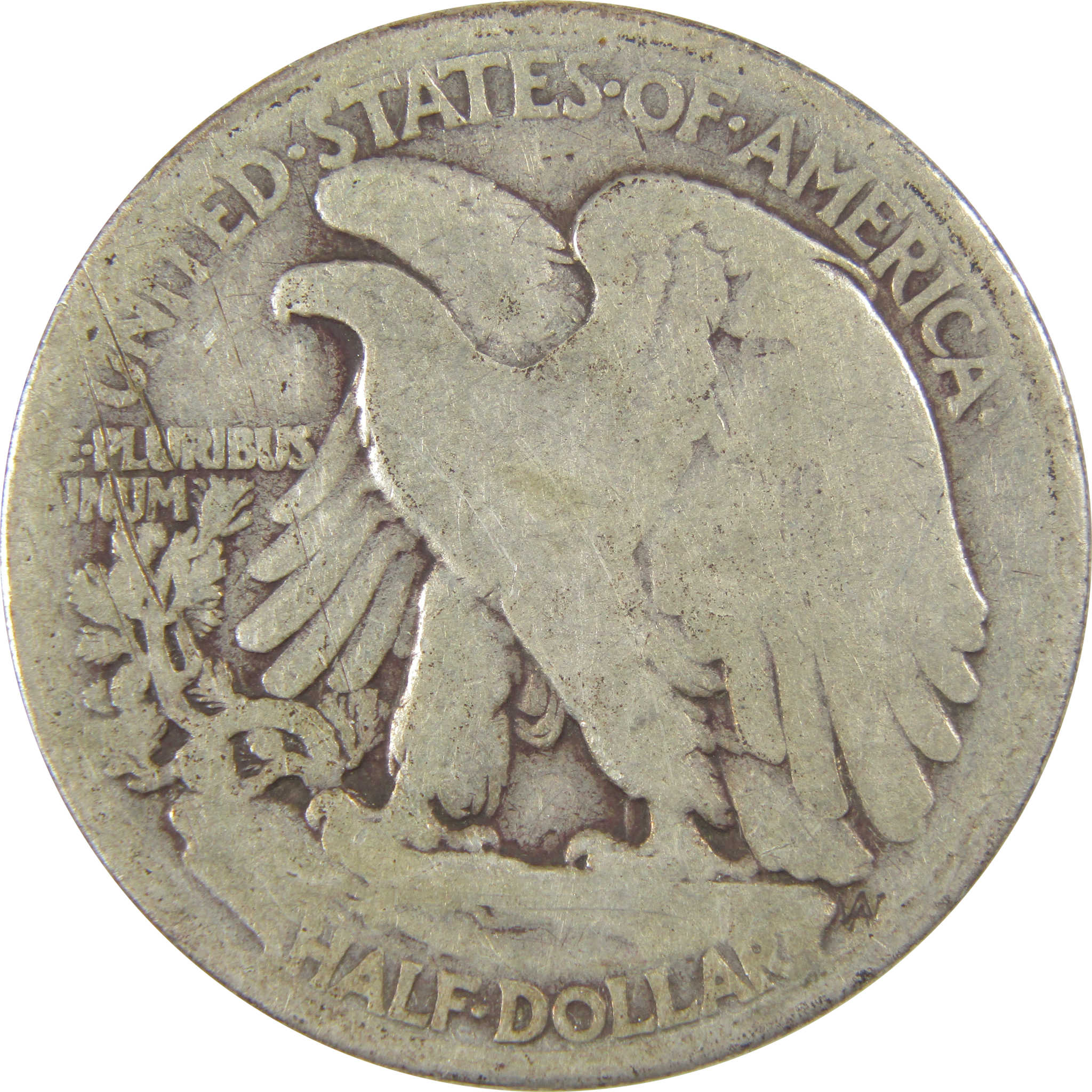 1916 S Liberty Walking Half Dollar AG Details Silver SKU:I23431