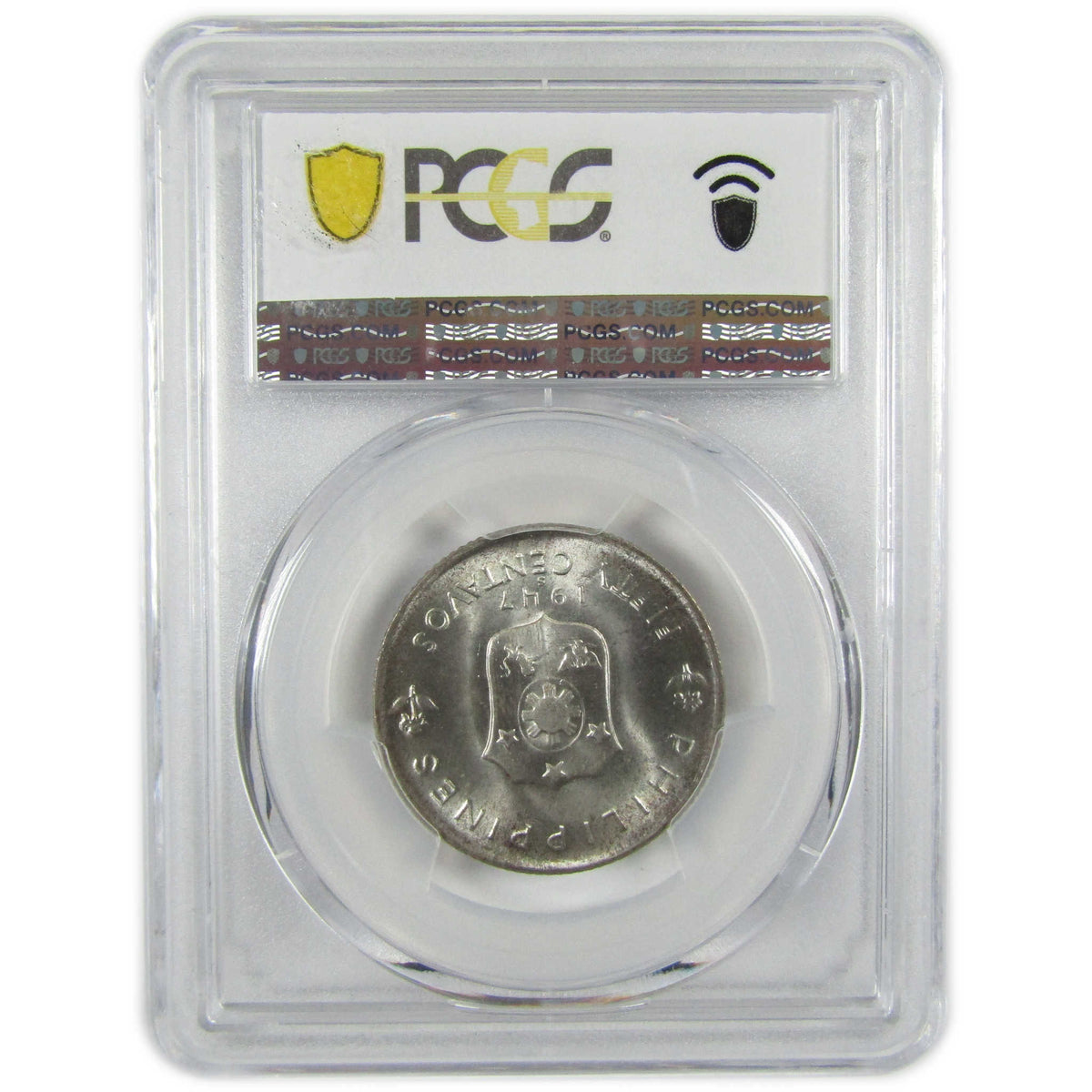 1947 S Philippines Douglas MacArthur Silver 50c MS 65 PCGS SKU:I28799